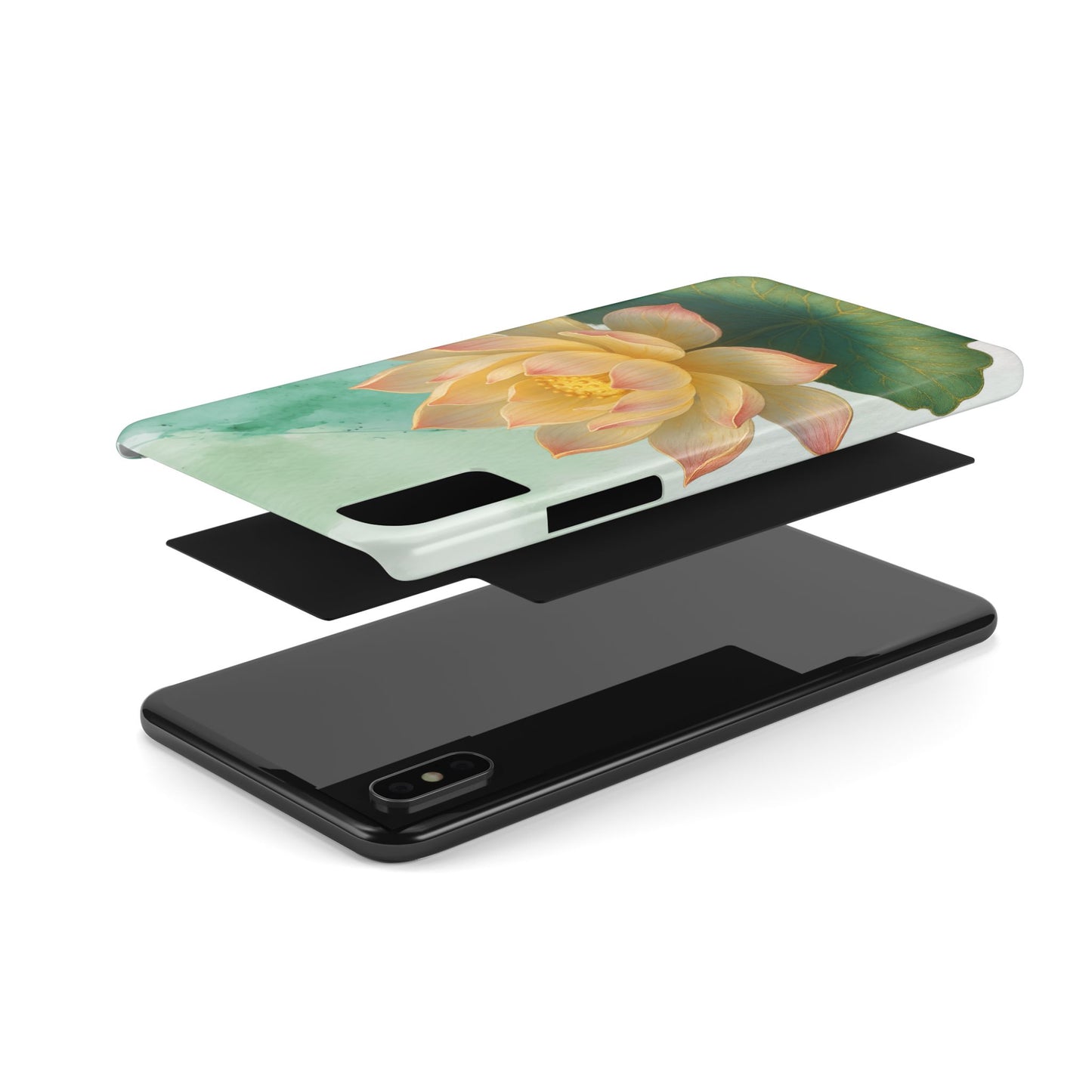 Lotus Blossom Slim Phone Cases, Floral Phone Covers, Nature-Inspired Accessories, Perfect Gift for Garden Lovers, Birthday Present