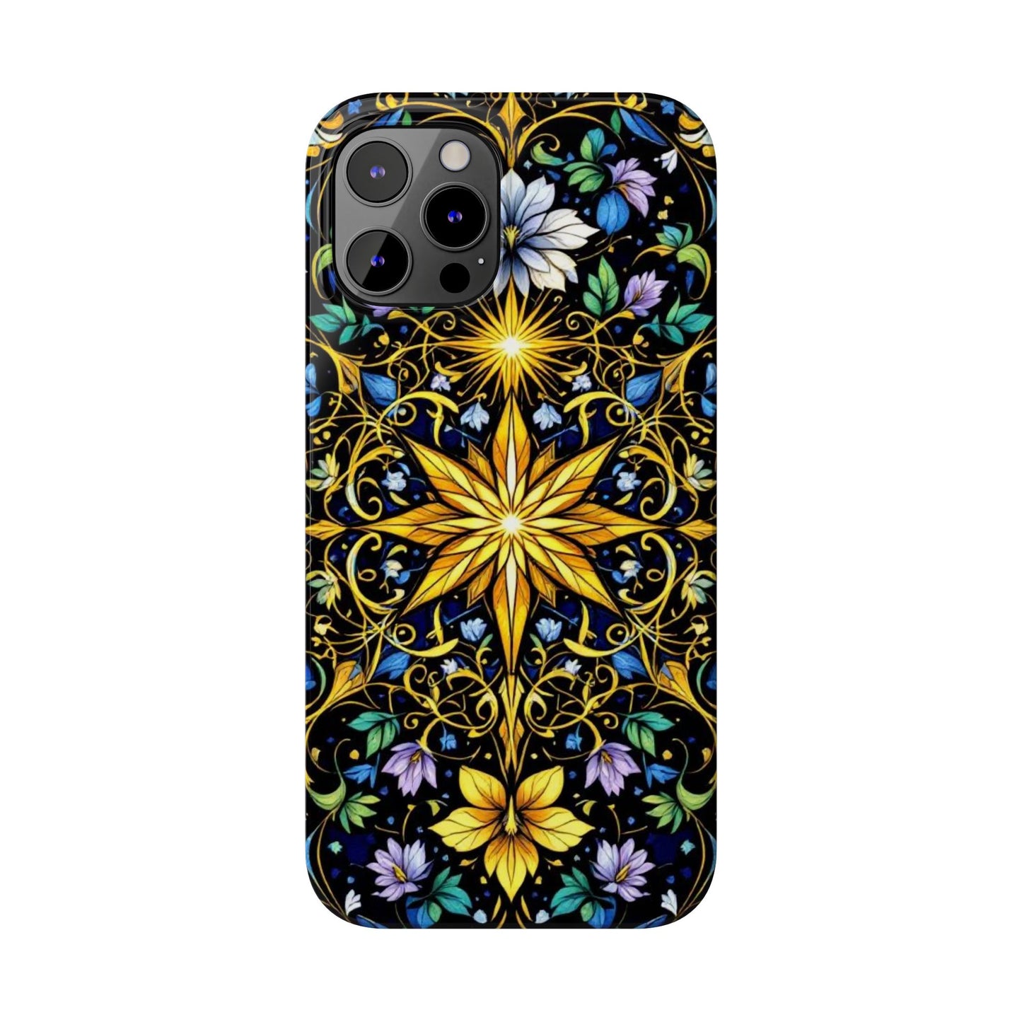 Elegant Floral Phone Case - Slim Phone Cases, Artistic Cases for Nature Lovers, Gift for Birthdays, Holidays, Spring Decor