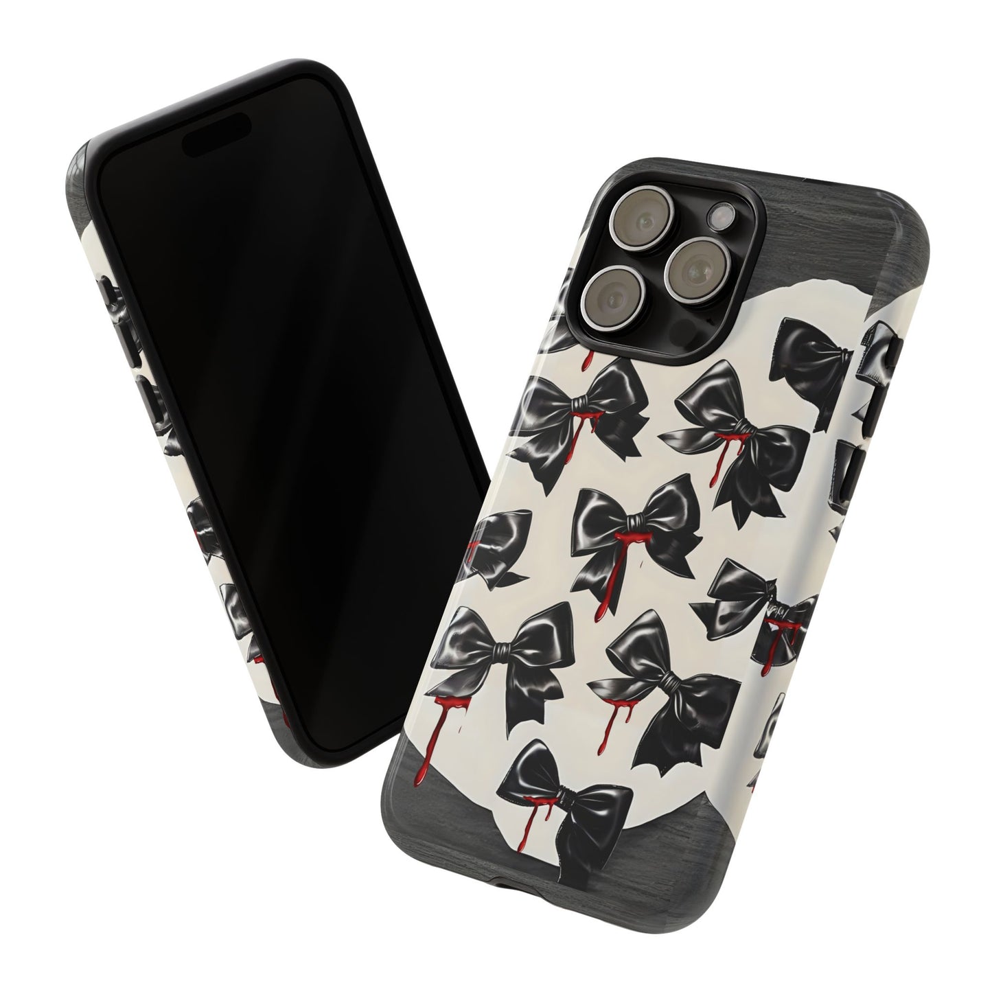 Spooky Halloween Tough Phone Case - Goth Coquette Aesthetic, Cute Horror Style, Compatible with iPhone, Galaxy, and Google Phones
