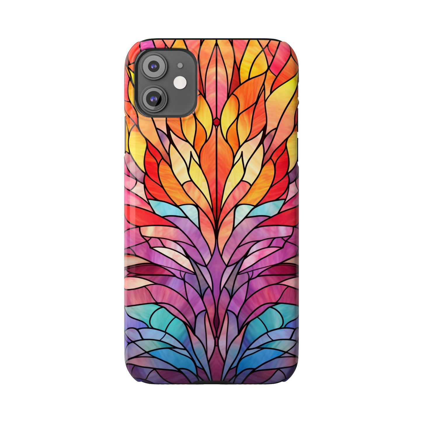 Vibrant Floral Slim Phone Cases, Colorful Smartphone Cover, Artistic Phone Skin, Unique Gift for Her, Nature-Inspired Accessory