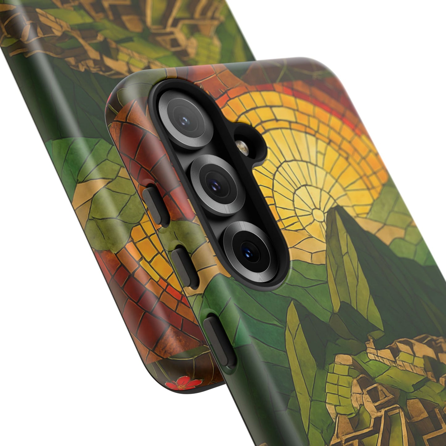 Inca Ruins Tough Phone Case - Machu Picchu Landmark Design, Historic Peru Travel Aesthetic Compatible with iPhone, Galaxy, and Google Phones