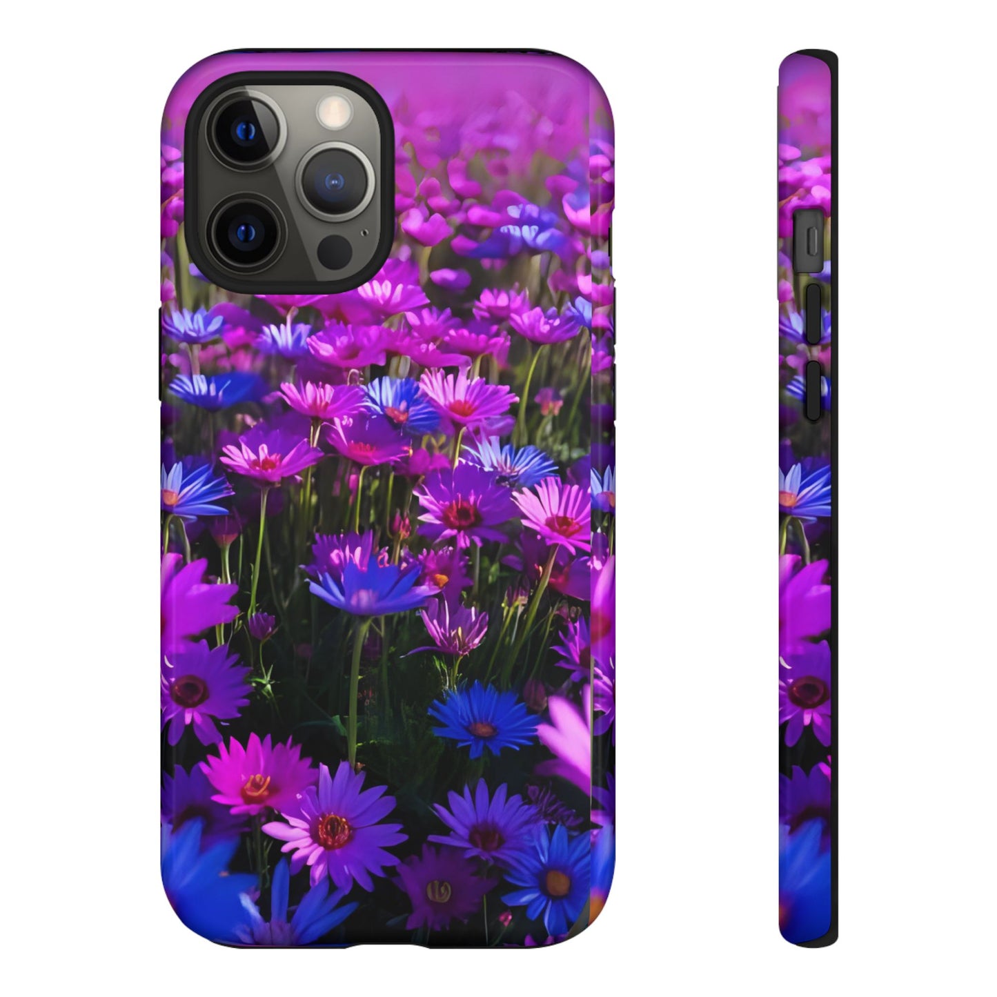 Wildflower Meadow Phone Case, Colorful Floral Garden Aesthetic, Vibrant Tough Phone Case, Compatible with iPhone, Galaxy, Google