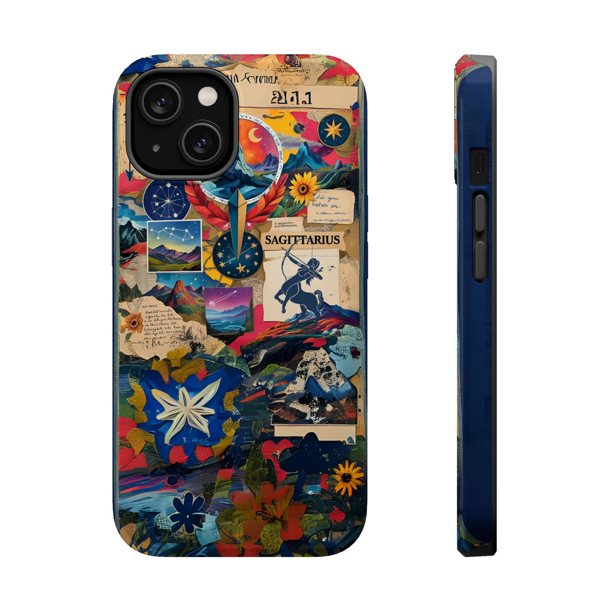 Sagittarius Zodiac Magnetic Phone Case, Astrology Gift for Her, Celestial Star Sign Cover, Compatible with iPhone 17, 16, 15, 14, 13