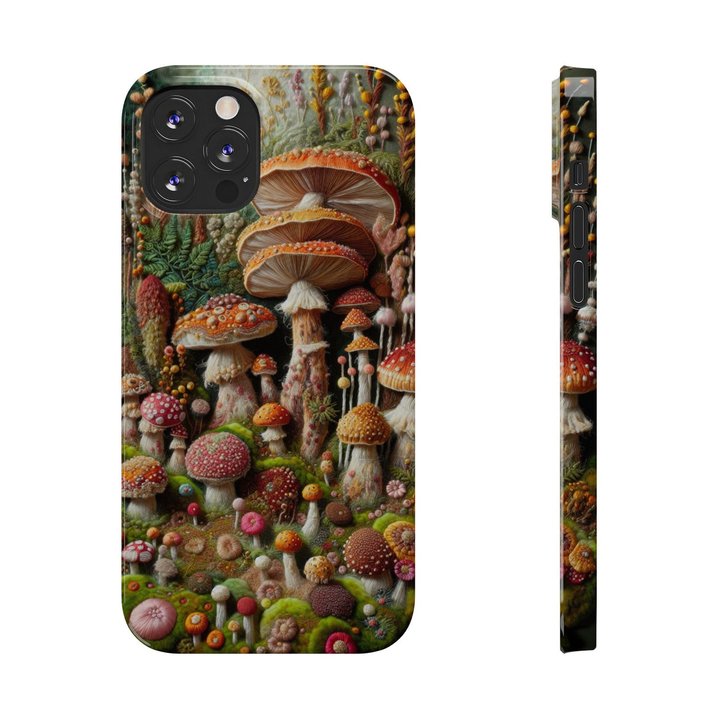 Whimsical Mushroom Slim Phone Cases - Fun, Nature-Inspired, Unique Accessories for Adorable Gift Ideas, Cute Phone Protection, [...]