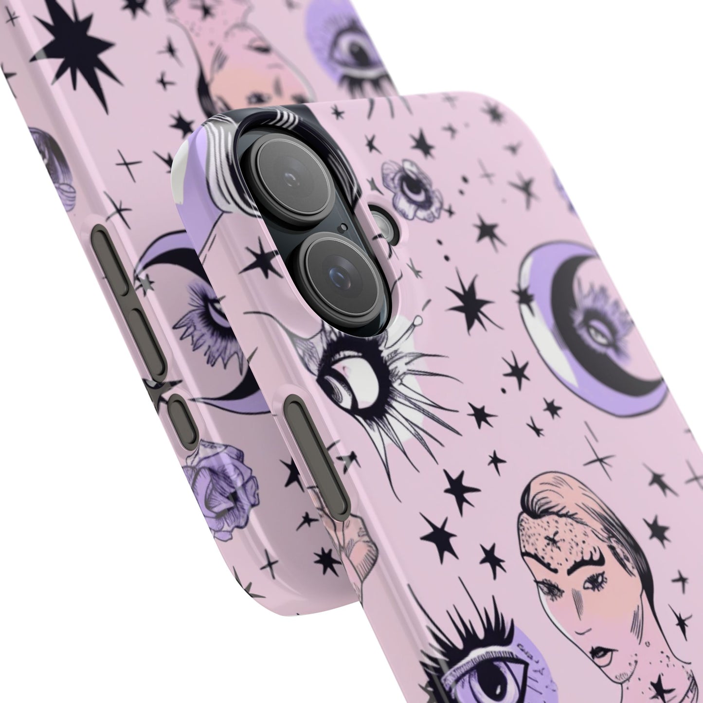 Celestial Slim Phone Cases - Stylish Cosmic Design, Personalized Phone Protectors, Astrology Gifts, Unique Phone Accessories, Moon & Stars