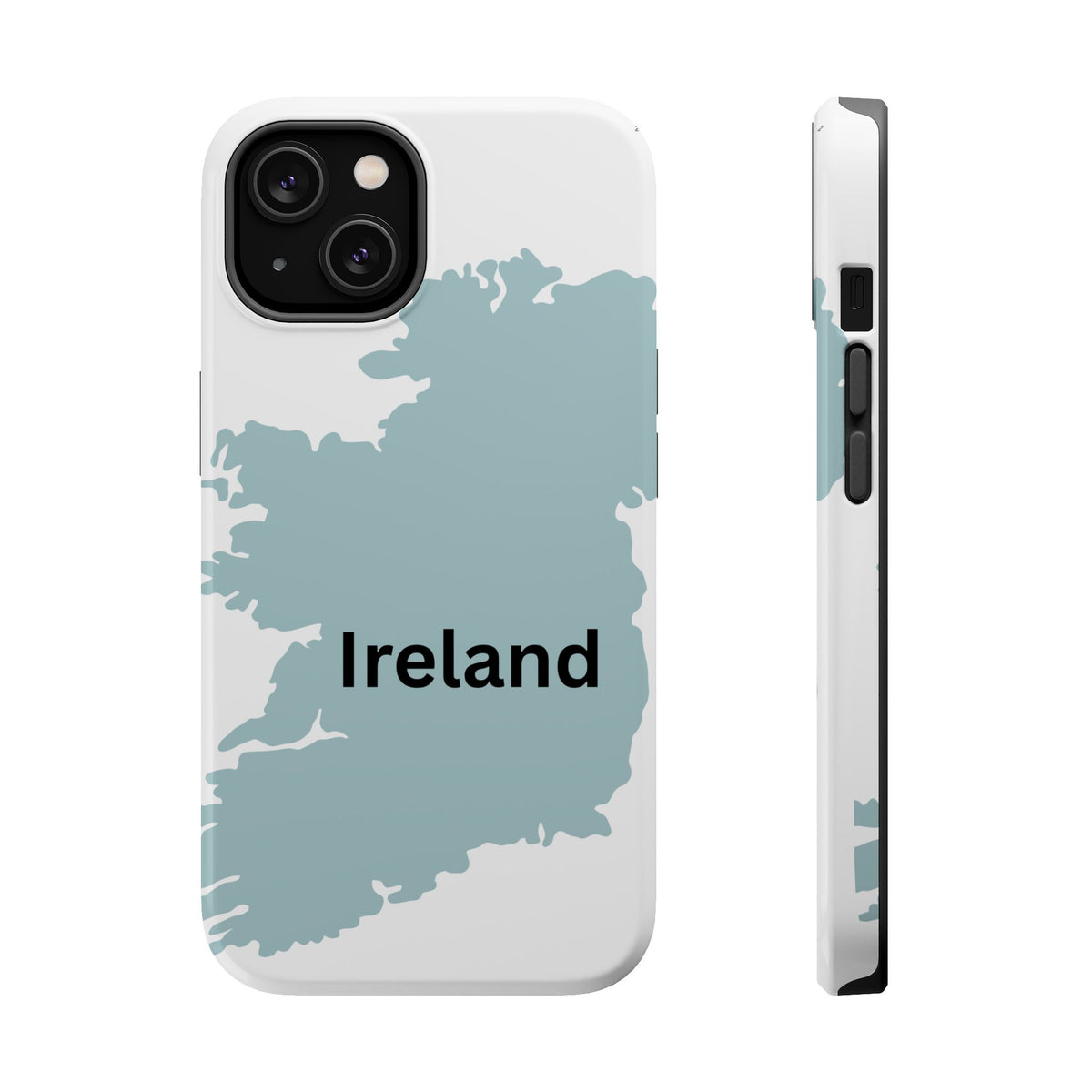 Ireland Map Magnetic Phone Case, Country Map Phone Cover Compatible with iPhone 17, 16, 15, 14, 13