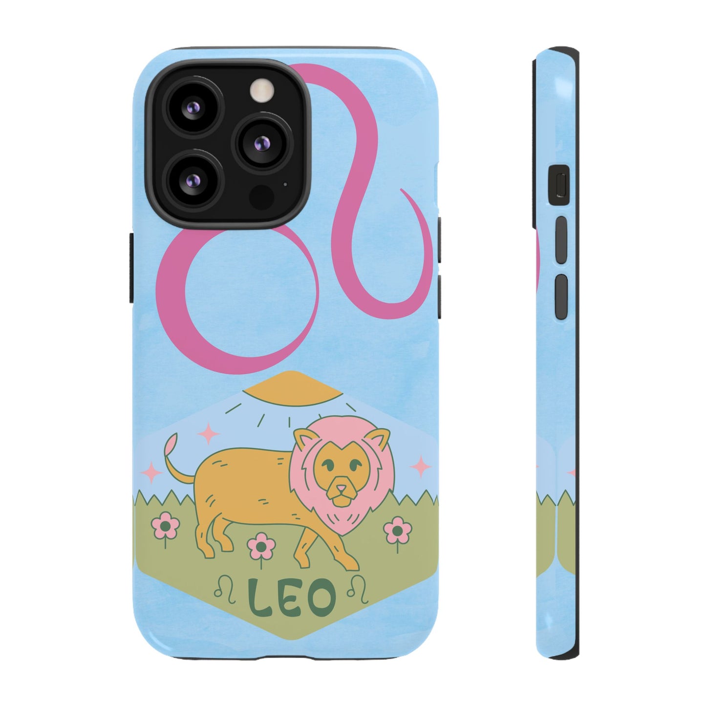 Leo Zodiac Phone Case, Astrology Gift for Her, Celestial Star Sign Cover, Birthday Gift, Compatible with iPhone, Galaxy, Google Phones