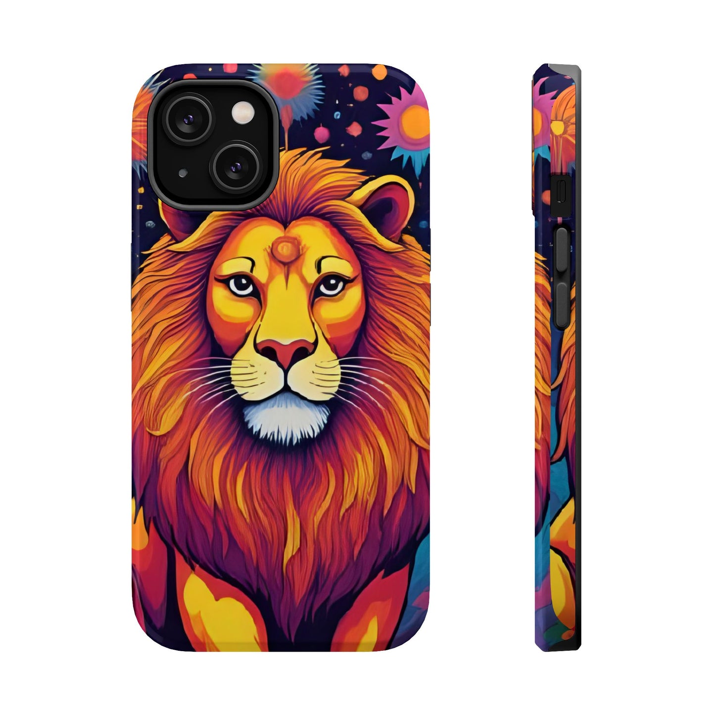 Leo Zodiac Magnetic Phone Case, Astrology Gift for Her, Celestial Star Sign Cover, Compatible with iPhone 17, 16, 15, 14, 13