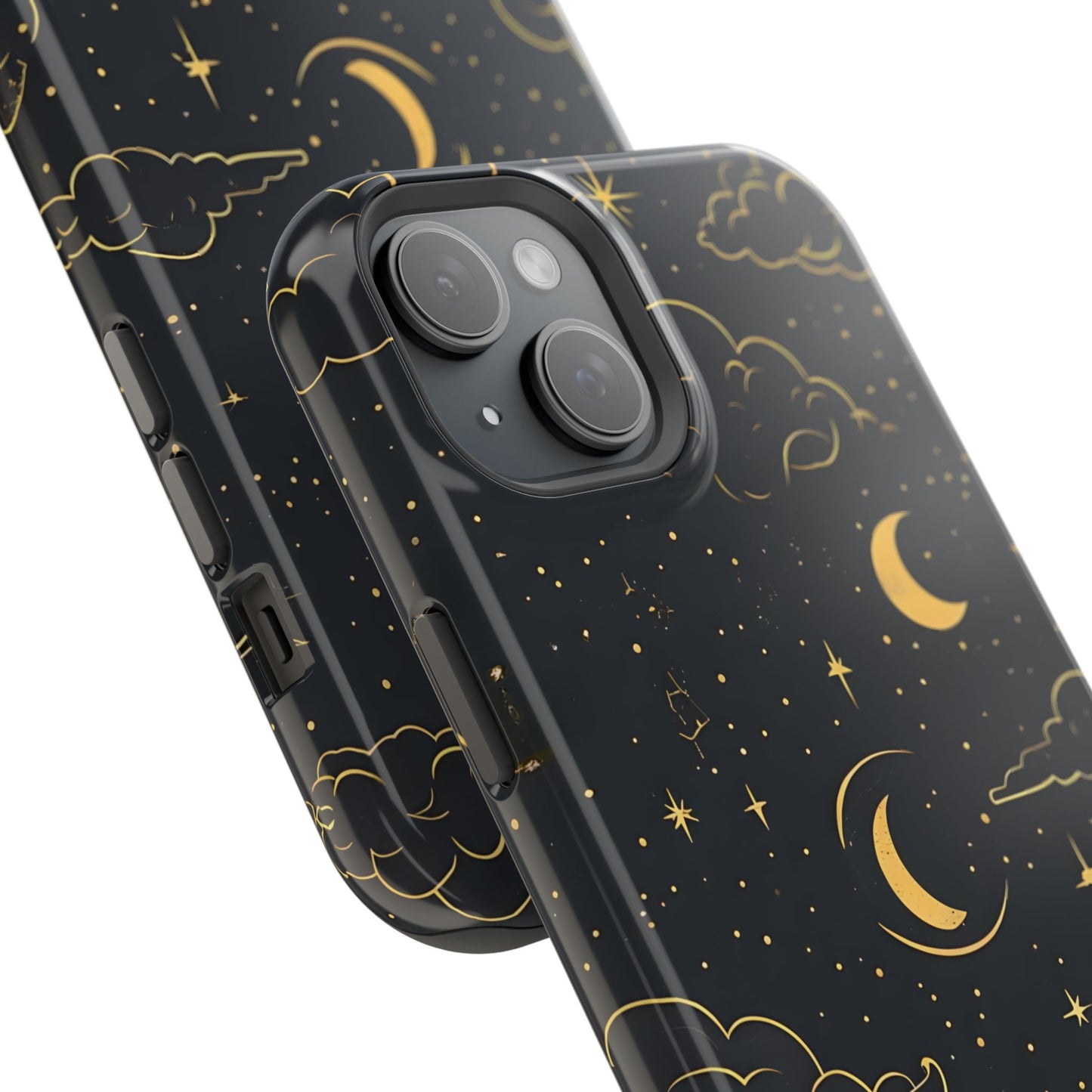 Celestial Magnetic Phone Case, Starry Night Design, Compatible with iPhone 17, 16, 15, 14, 13