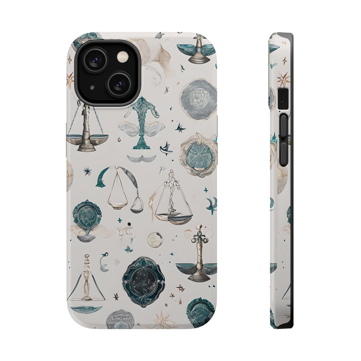 Libra Zodiac Magnetic Phone Case Astrology Gift for Her, Celestial Star Sign Cover, Birthday Gift, Compatible with iPhone 17, 16, 15, 14, 13