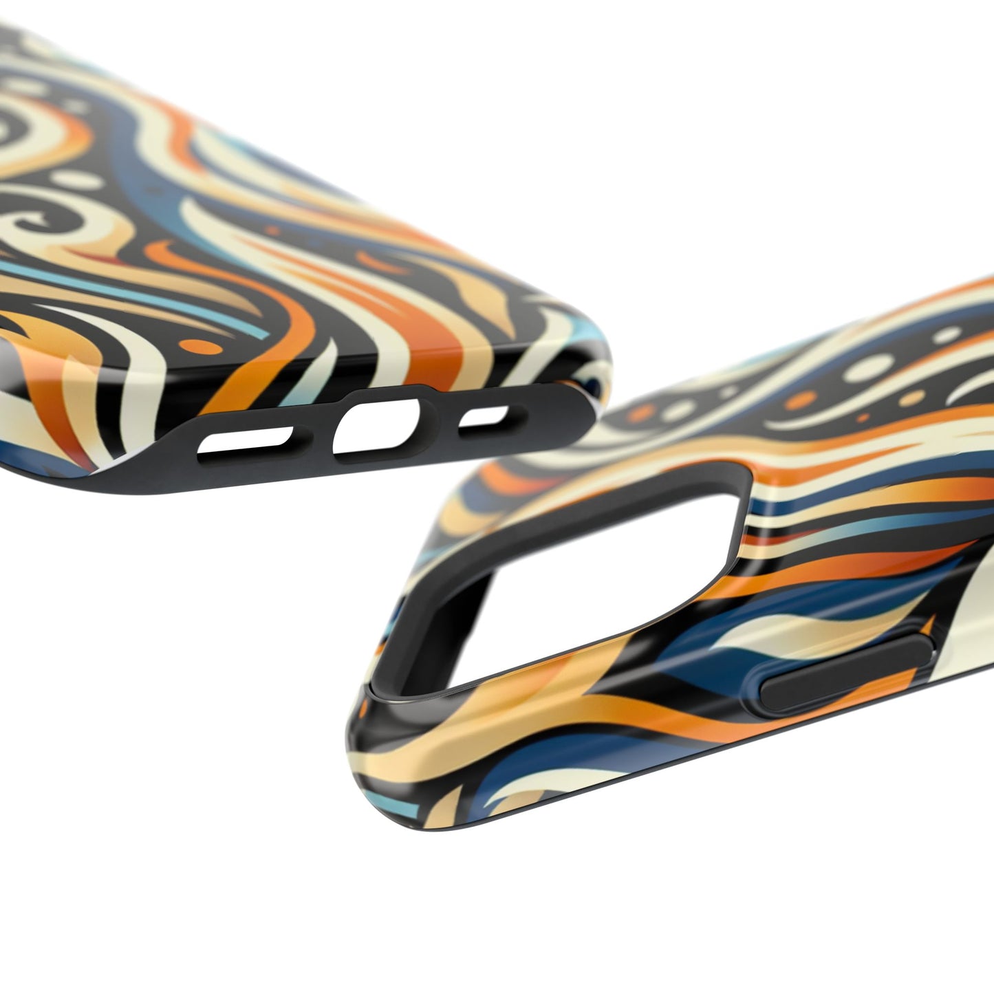 Magnetic Phone Case with Vibrant Abstract Design, Protective Cases for Adults, Trendy Tech Accessories, Gift for Her, Fashionable [...]