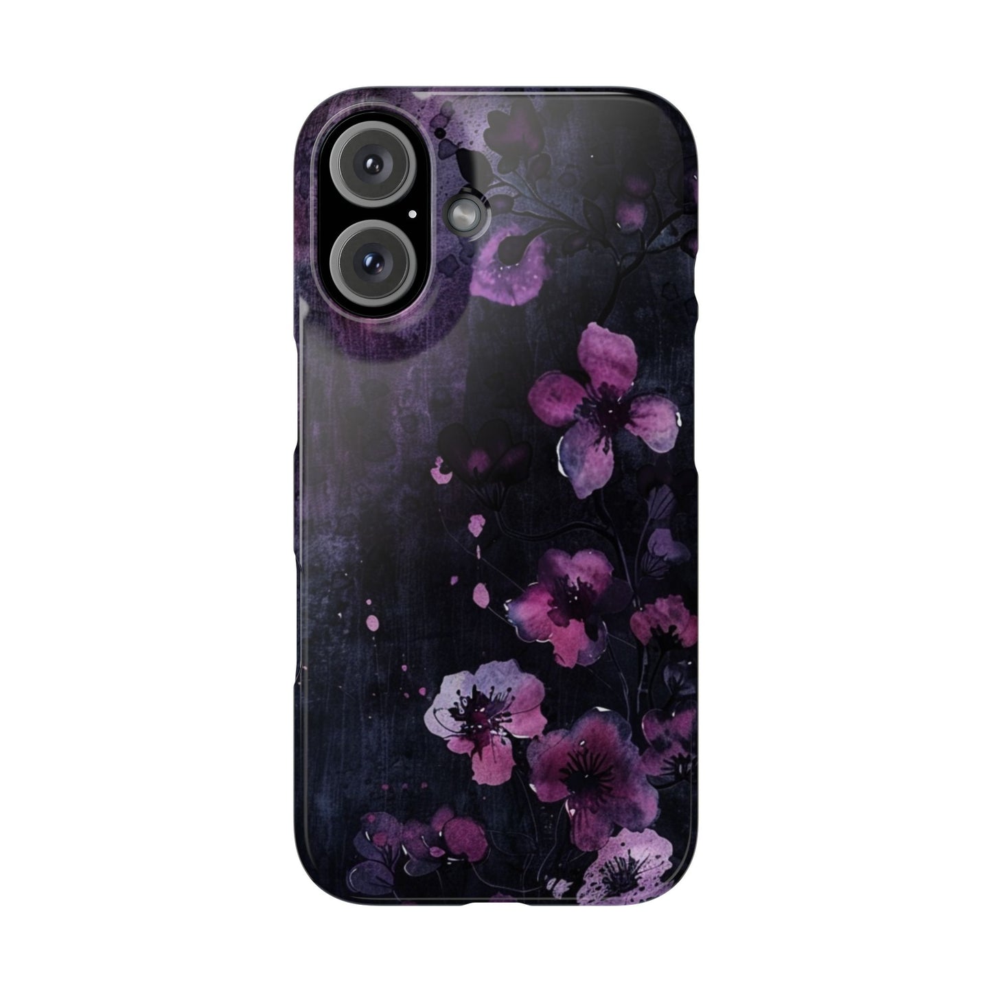 Elegant Floral Slim Phone Case - Perfect Gift for Her, Stylish iPhone Cover, Birthday Surprise, Spring Accessory, Cute Phone Protector