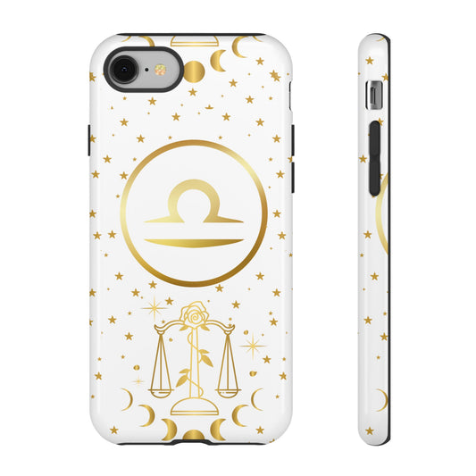 Libra Zodiac Phone Case - Astrology Gift for Her, Celestial Star Sign Cover, Birthday Gift, Compatible with iPhone, Galaxy, Google Phones