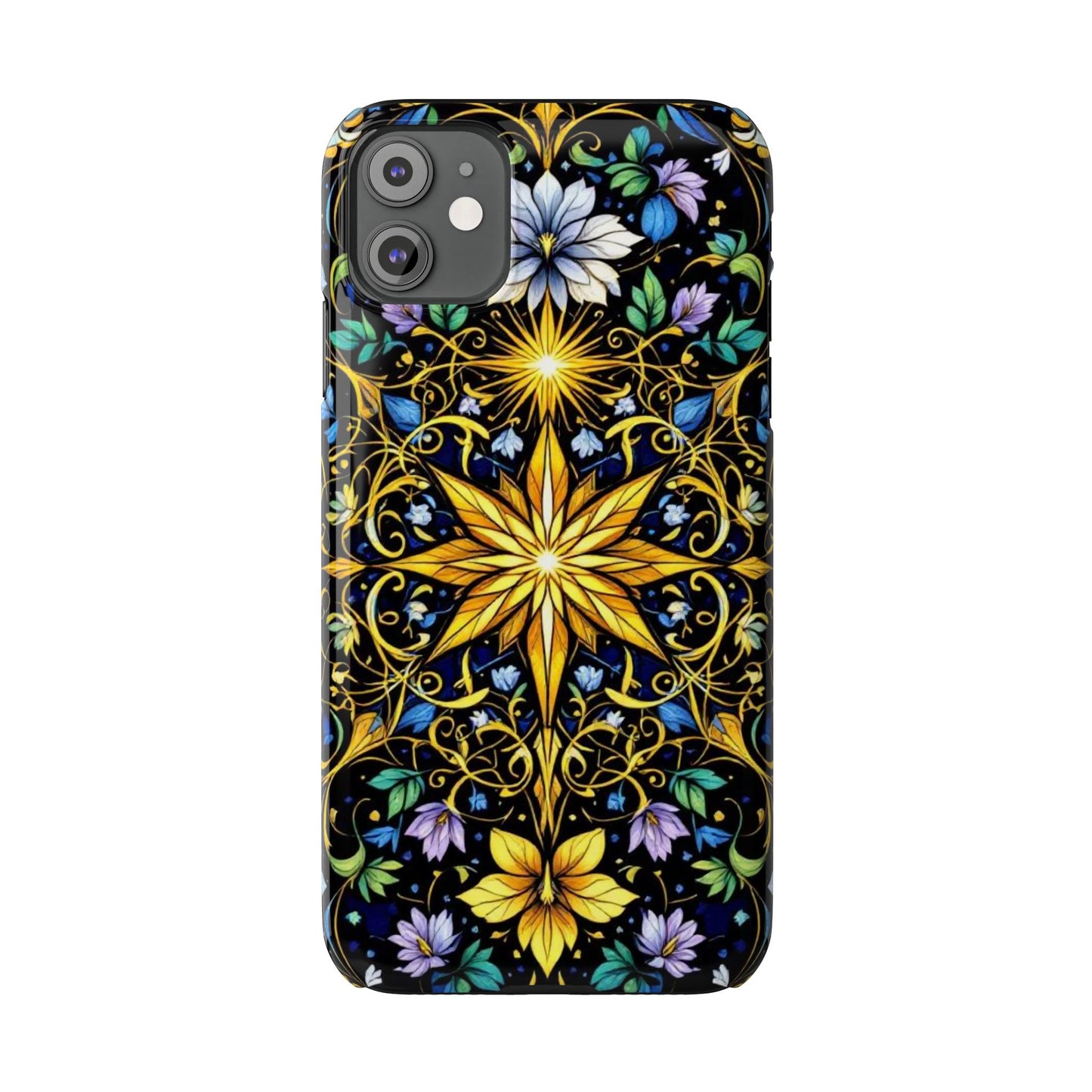 Elegant Floral Phone Case - Slim Phone Cases, Artistic Cases for Nature Lovers, Gift for Birthdays, Holidays, Spring Decor