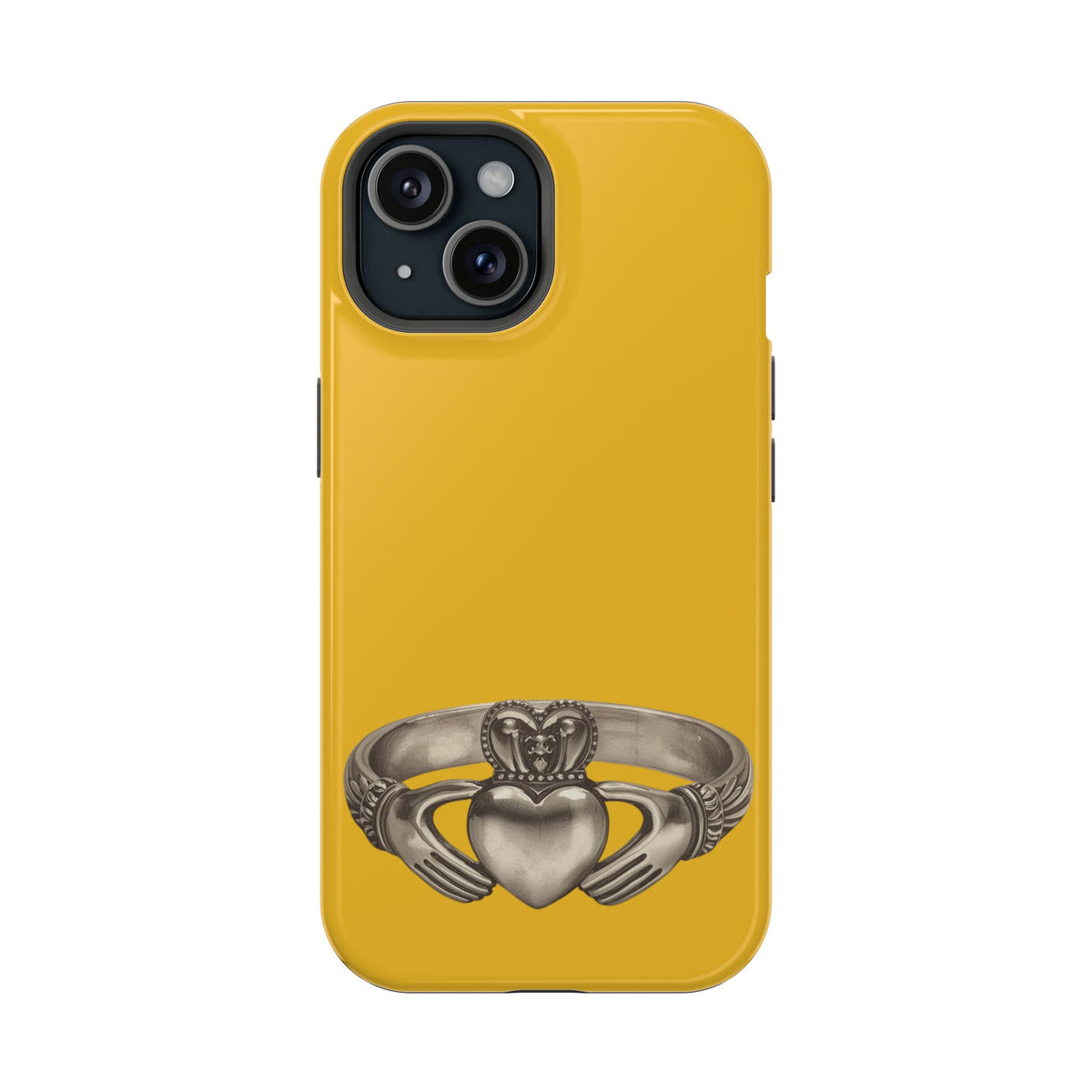 Claddagh Magnetic Phone Case Irish Symbol Ring Love Loyalty Friendship Vintage Gold Compatible with iPhone 17 16 15 14 13