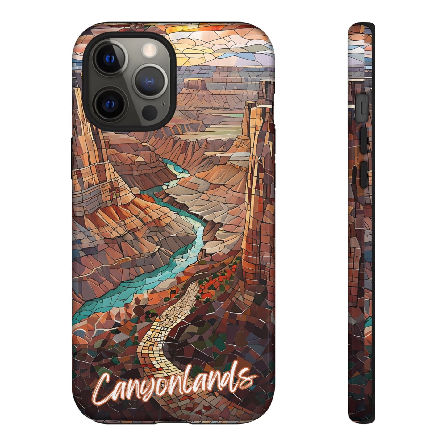 Canyonlands Mosaic Tough Phone Case - Red Rock Desert Vibes, National Park Aesthetic, Compatible with iPhone, Galaxy, and Google Phones