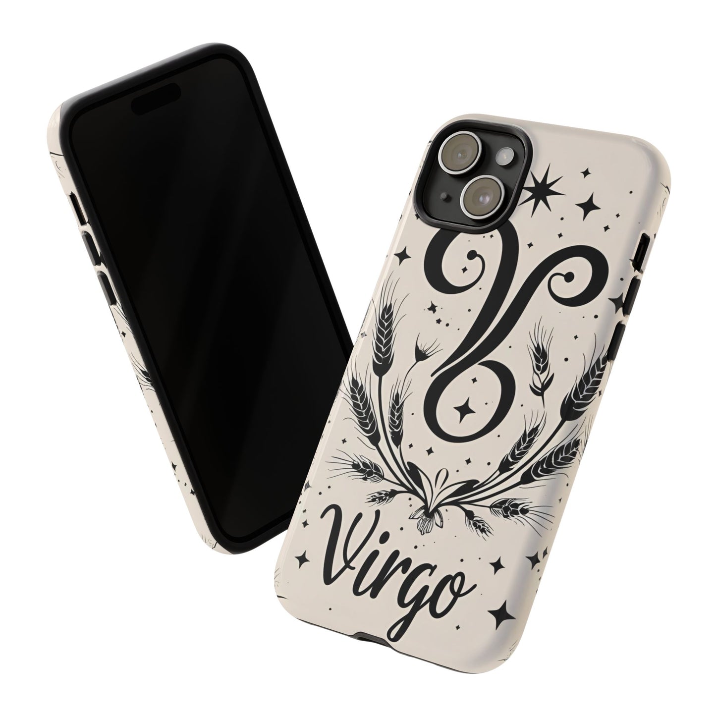 Virgo Zodiac Tough Phone Case, Astrology, Celestial Star Sign Cover, Compatible with iPhone, Galaxy, Pixel
