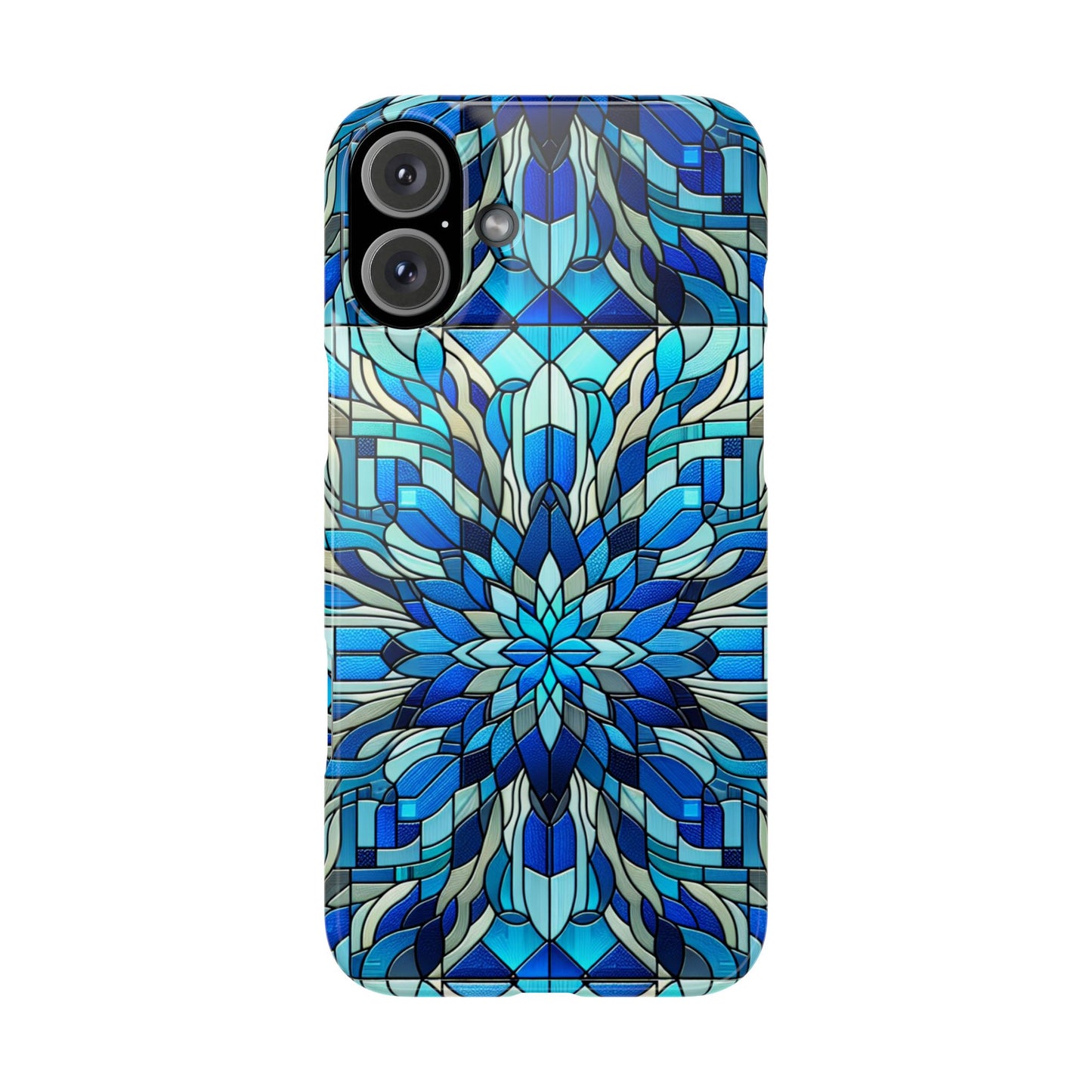 Stained Glass Slim Phone Cases, Floral Phone Covers, Unique Gifts, Artistic Phone Skins, Smartphone Accessories, Stylish Cases
