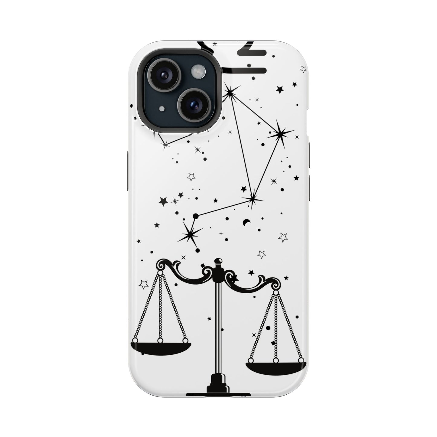Libra Zodiac Magnetic Phone Case Astrology Gift for Her, Celestial Star Sign Cover, Birthday Gift, Compatible with iPhone 17, 16, 15, 14, 13