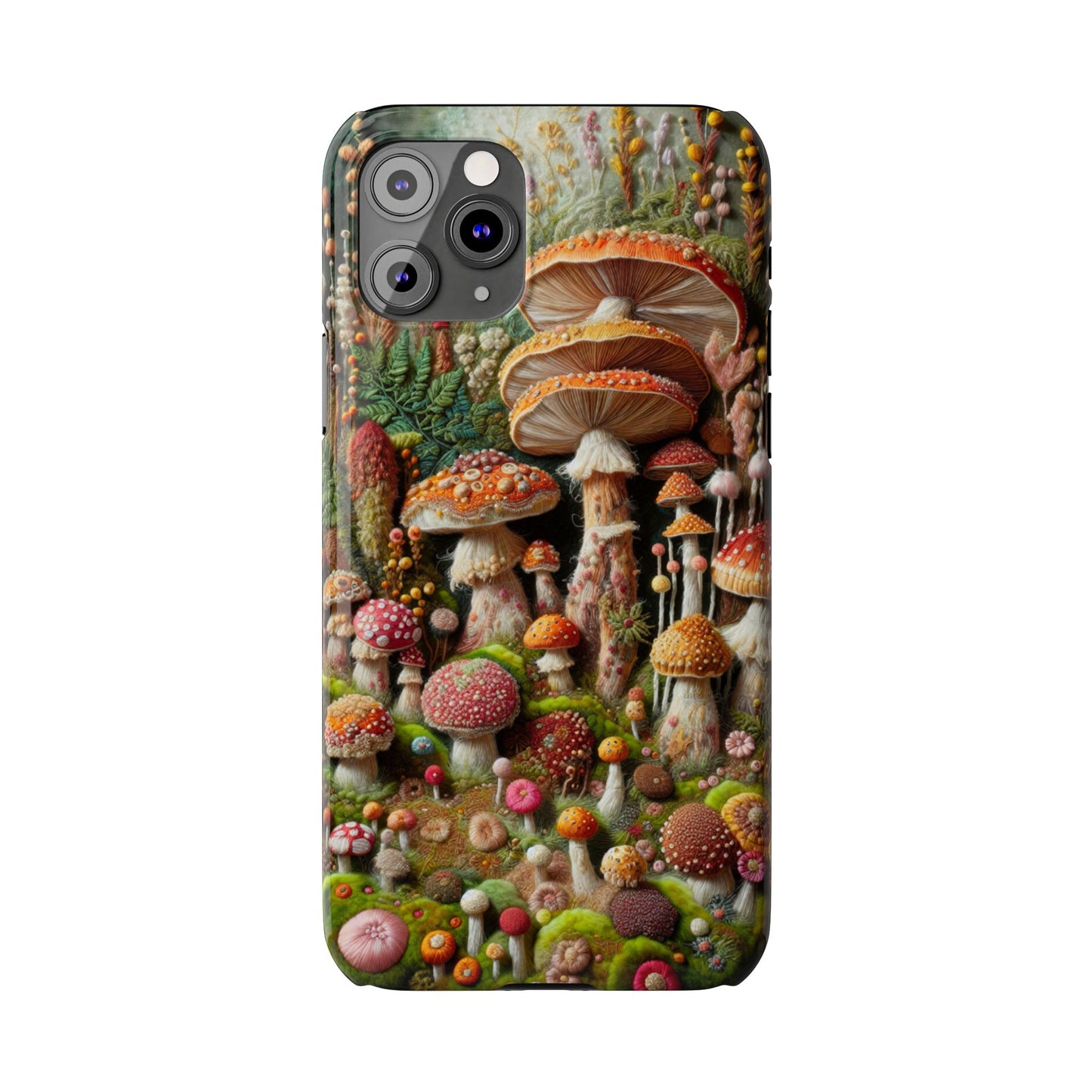 Whimsical Mushroom Slim Phone Cases - Fun, Nature-Inspired, Unique Accessories for Adorable Gift Ideas, Cute Phone Protection, [...]