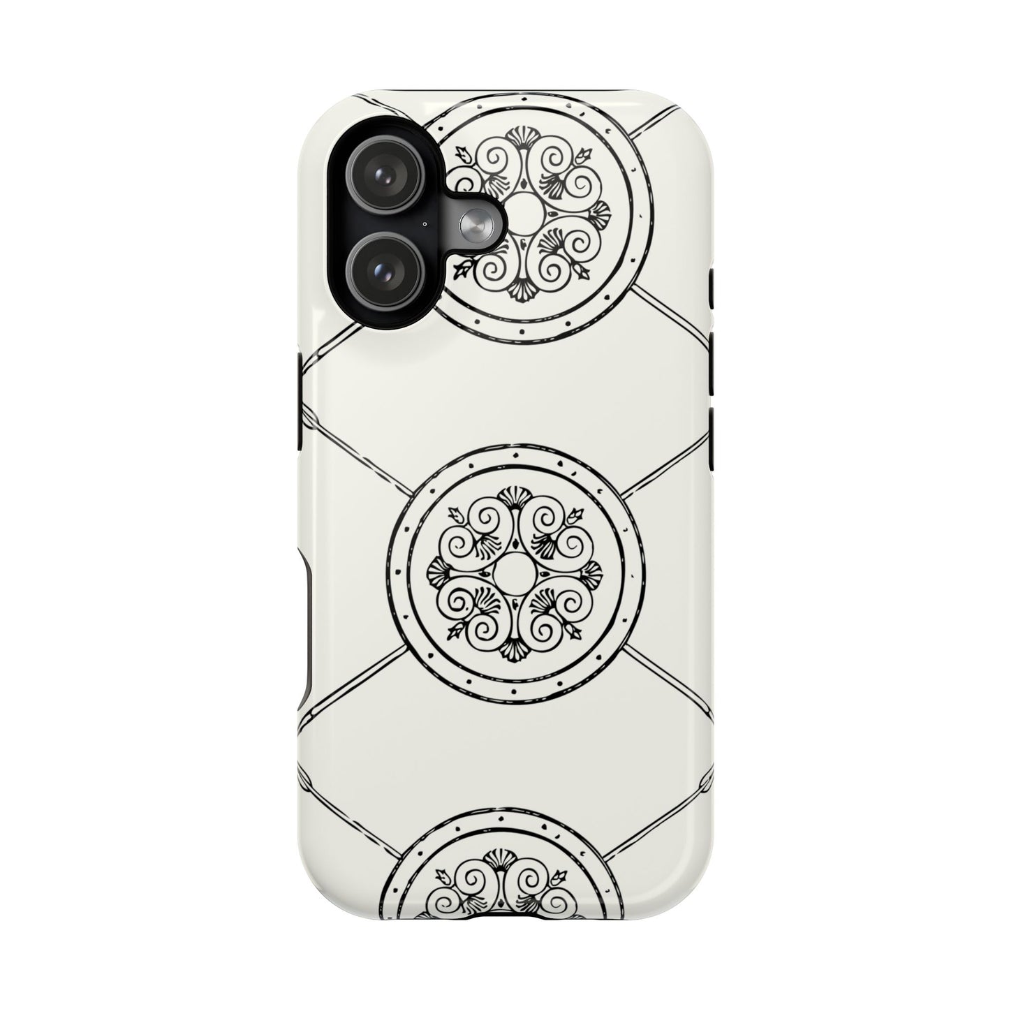 Celtic Pattern Magnetic Phone Case, St Patrick Design Phone Cover, Irish Heritage Art Compatible with iPhone 17, 16, 15, 14, 13