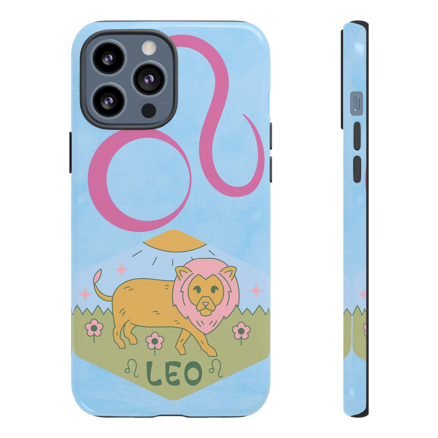 Leo Zodiac Phone Case, Astrology Gift for Her, Celestial Star Sign Cover, Birthday Gift, Compatible with iPhone, Galaxy, Google Phones