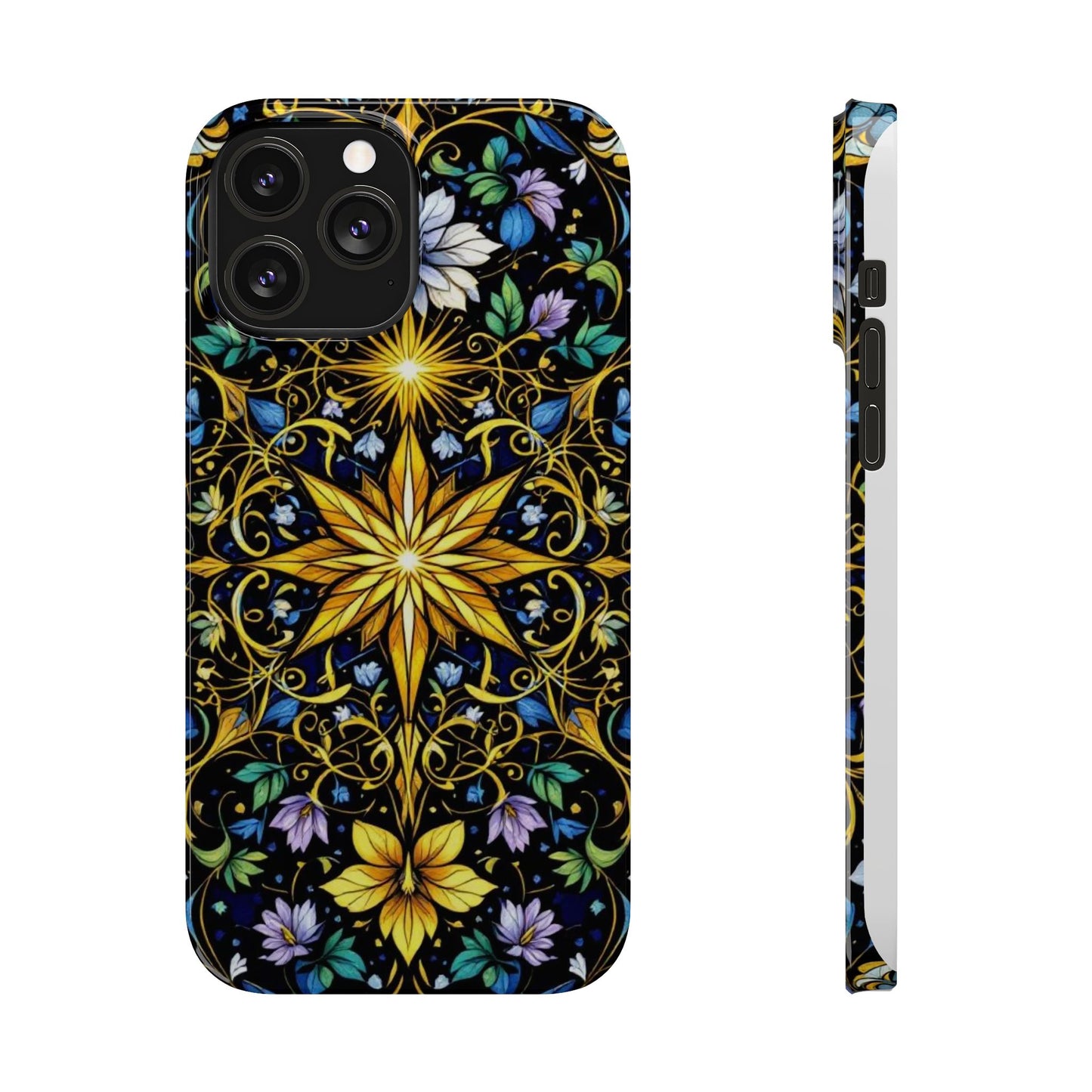 Elegant Floral Phone Case - Slim Phone Cases, Artistic Cases for Nature Lovers, Gift for Birthdays, Holidays, Spring Decor
