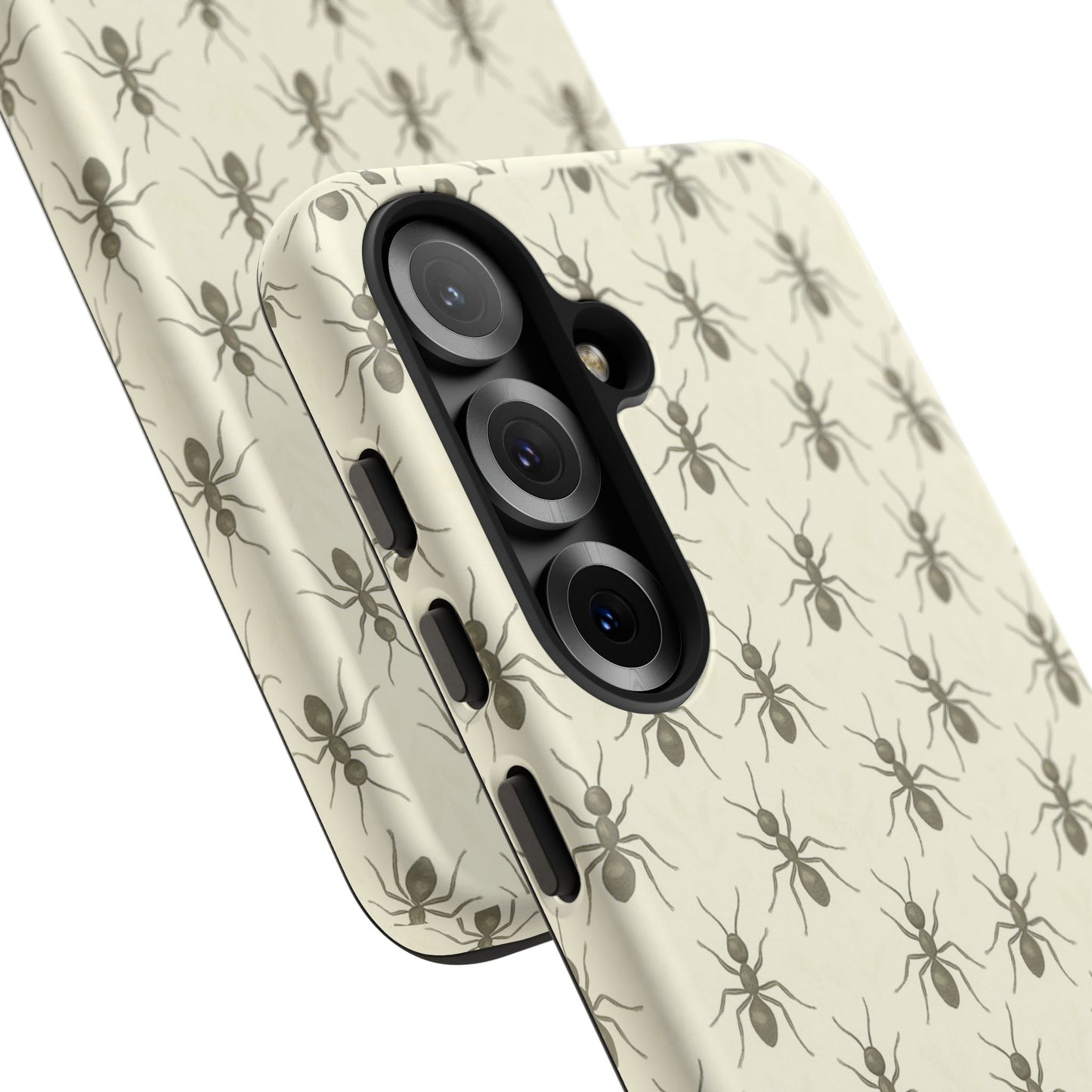 Marching Ant Pattern Tough Phone Case - Realistic Insect Art, Minimalist Nature Aesthetic, Compatible with iPhone, Galaxy, and Google Phones