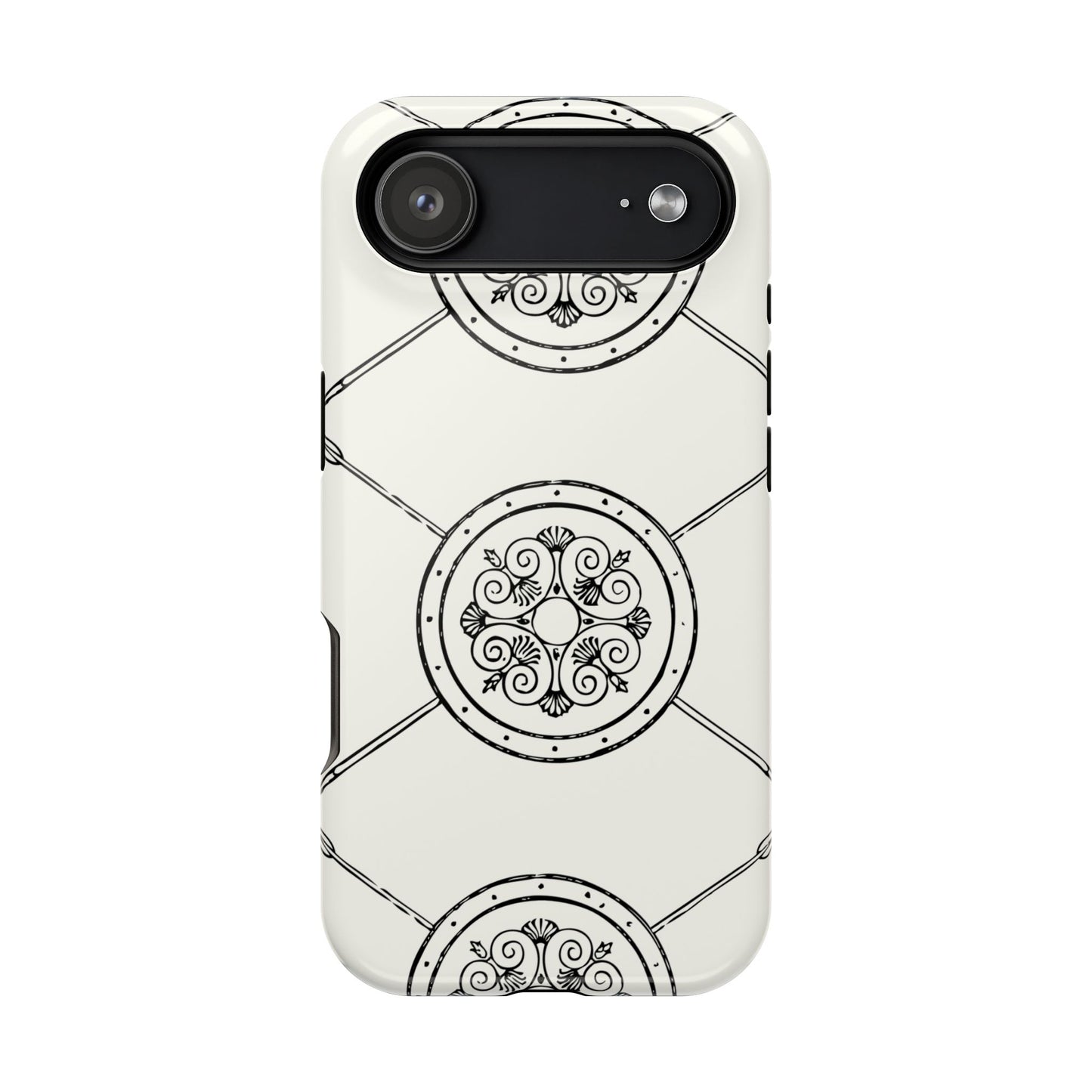 Celtic Pattern Magnetic Phone Case, St Patrick Design Phone Cover, Irish Heritage Art Compatible with iPhone 17, 16, 15, 14, 13