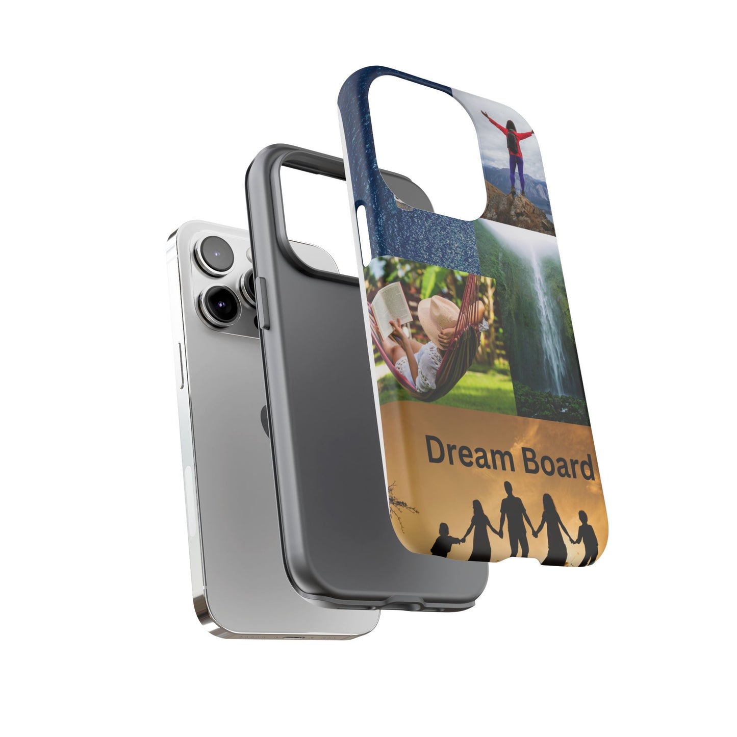 Dream Board Phone Case | Tough Cases for Adventure Seekers, Inspirational Phone Accessories, Custom Phone Covers, Unique Gift Ideas, [...]