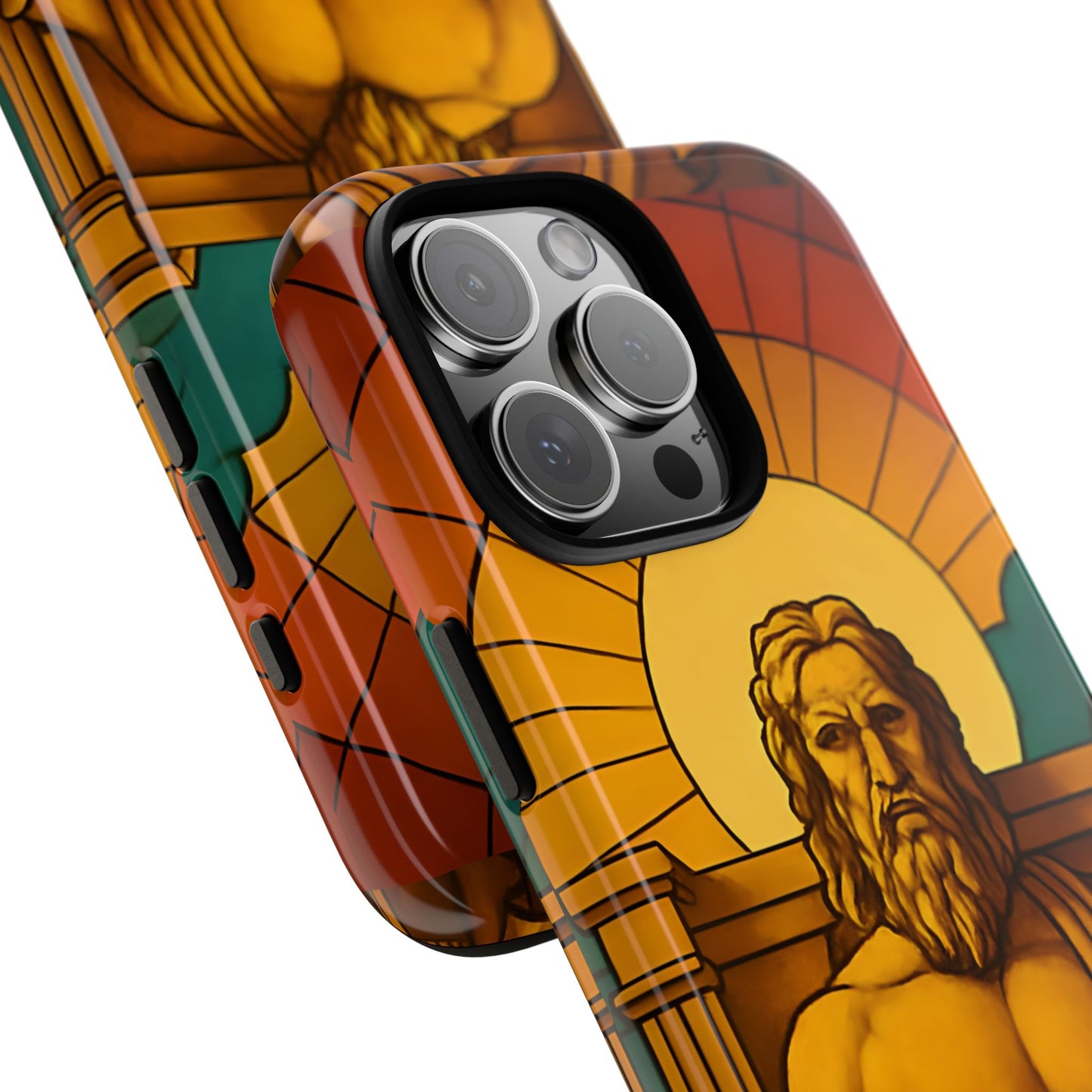 Olympia Zeus Statue Tough Phone Case - Classic Greek Art Design, Historic World Wonder Aesthetic, Compatible with iPhone, Galaxy, and Google