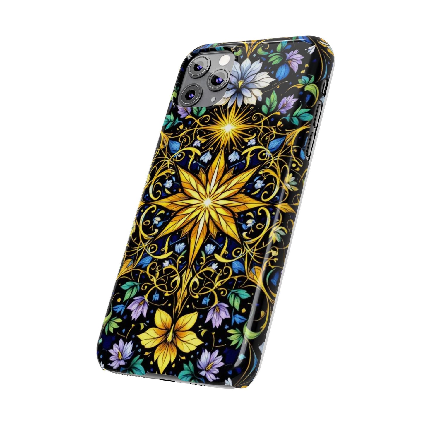 Elegant Floral Phone Case - Slim Phone Cases, Artistic Cases for Nature Lovers, Gift for Birthdays, Holidays, Spring Decor