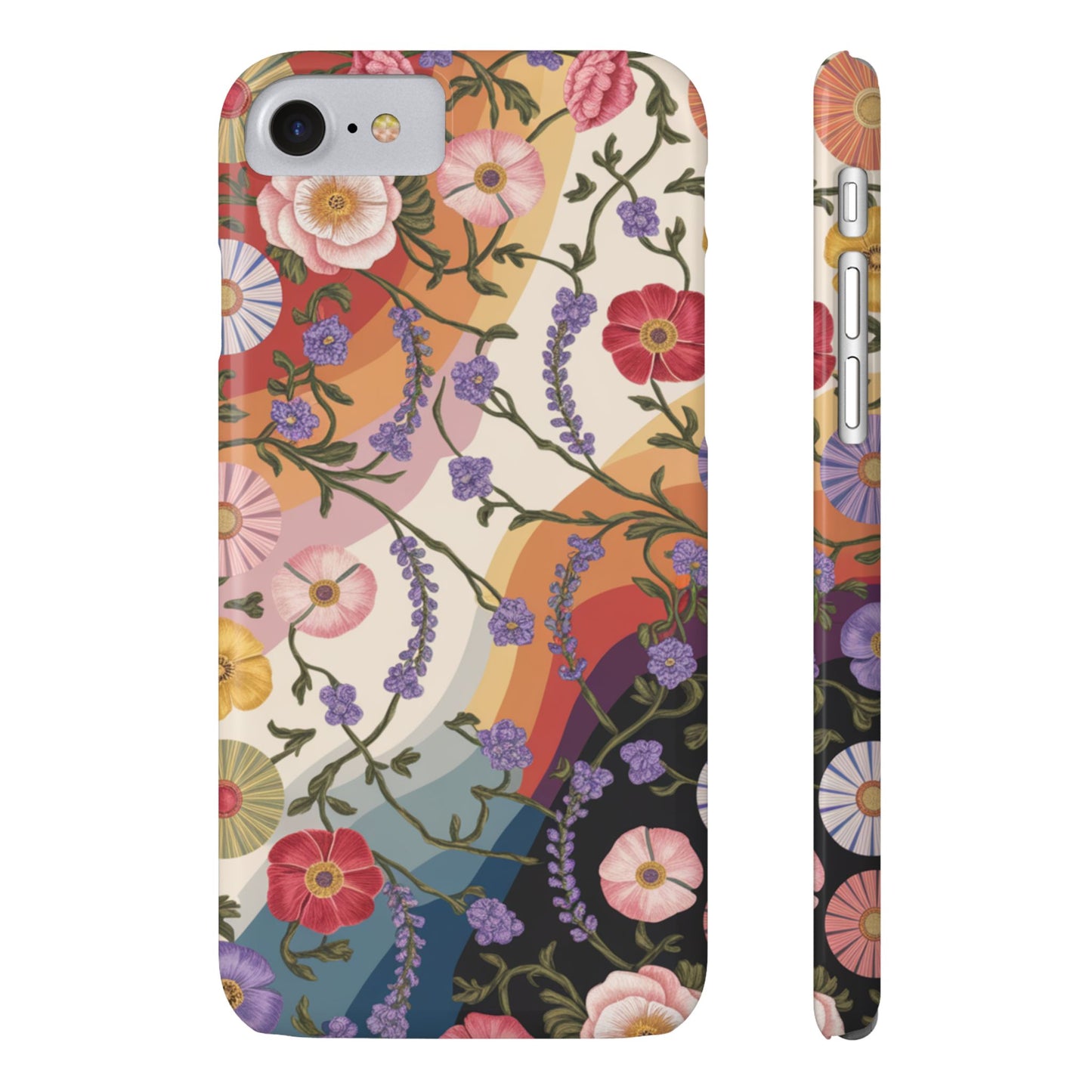 Floral Blossom Phone Case - Slim Case for Flower Lovers, Smartphone Cover, Gift for Her, Trendy Floral Design, Boho Chic Accessory