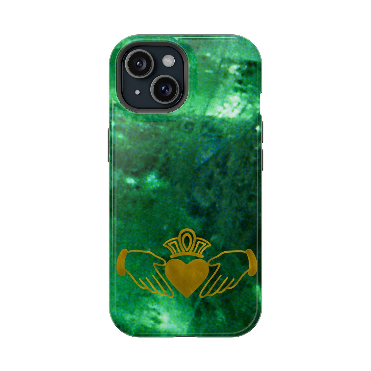 Claddagh Magnetic Phone Case, Irish Symbol Ring, Love Loyalty Friendship Vintage Gold, Compatible with iPhone 17 16 15 14 13