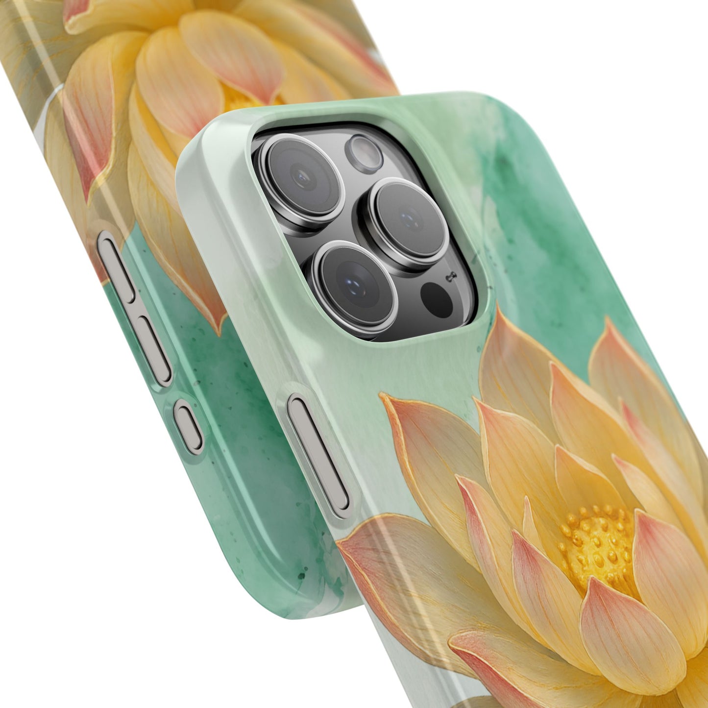 Lotus Blossom Slim Phone Cases, Floral Phone Covers, Nature-Inspired Accessories, Perfect Gift for Garden Lovers, Birthday Present