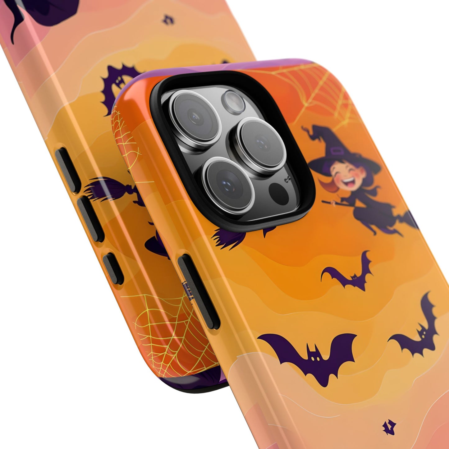 Cute Witch Halloween Phone Case Coquette - Creepy Cute Gift for Her, Goth Coquette Spooky Tough Case, Compatible with iPhone, Galaxy, Google