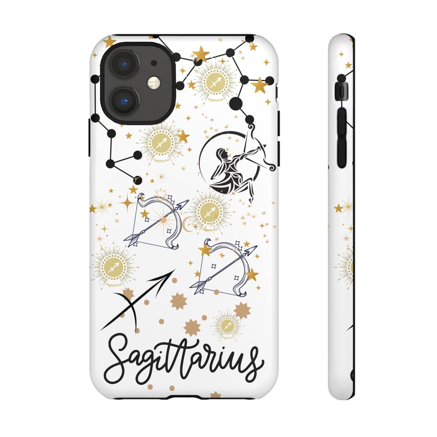 Sagittarius Zodiac Phone Case, Astrology Gift for Her, Celestial Star Sign Cover, Birthday Gift, Compatible with iPhone, Galaxy, Pixel