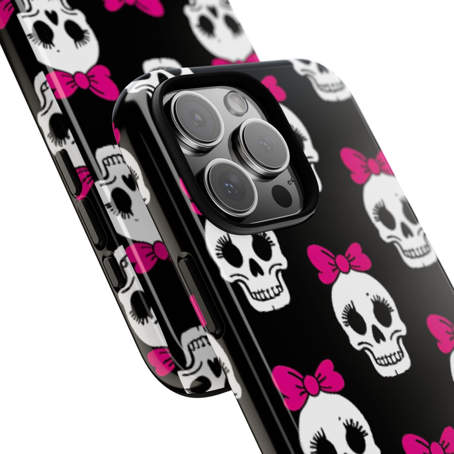 Halloween Tough Phone Case - Creepy Cute Style, Goth Coquette Aesthetic, Compatible with iPhone, Galaxy, and Google Phones