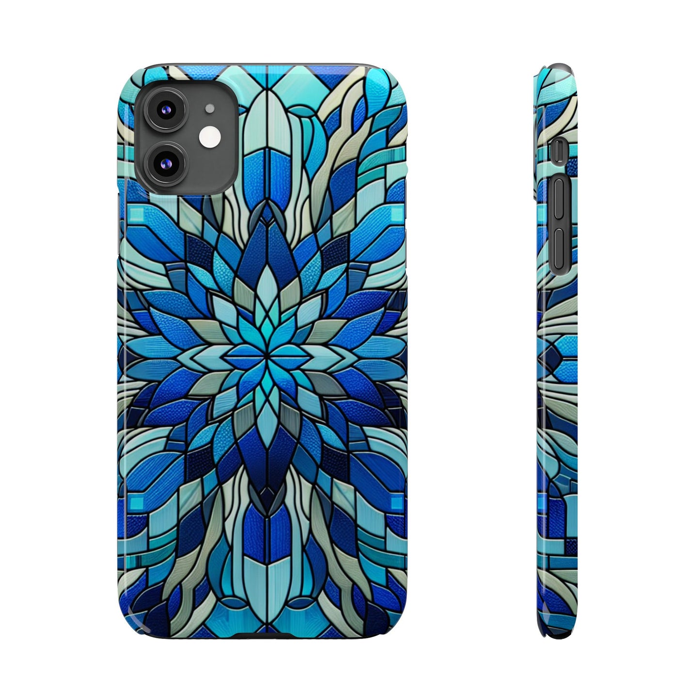Vibrant Stained Glass Phone Cases - Artistic Cell Phone Cover, Unique Gift for Her, Phone Accessories, Holiday Present, Modern Decor