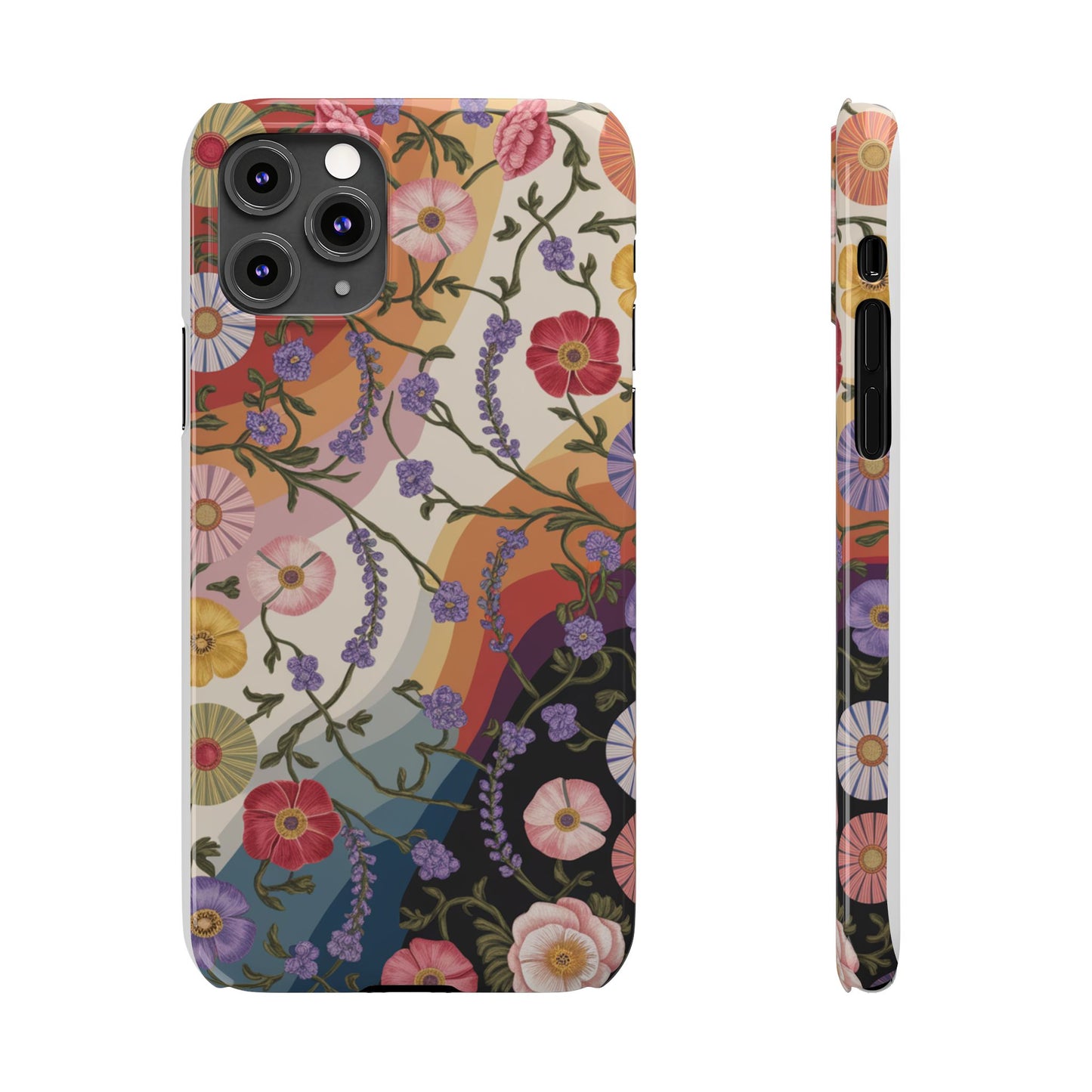 Floral Blossom Phone Case - Slim Case for Flower Lovers, Smartphone Cover, Gift for Her, Trendy Floral Design, Boho Chic Accessory