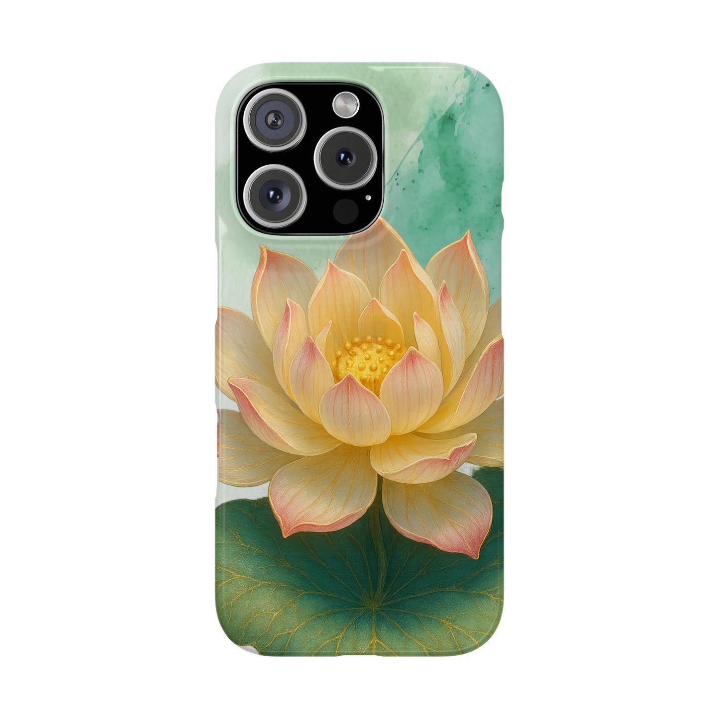 Lotus Blossom Slim Phone Cases, Floral Phone Covers, Nature-Inspired Accessories, Perfect Gift for Garden Lovers, Birthday Present