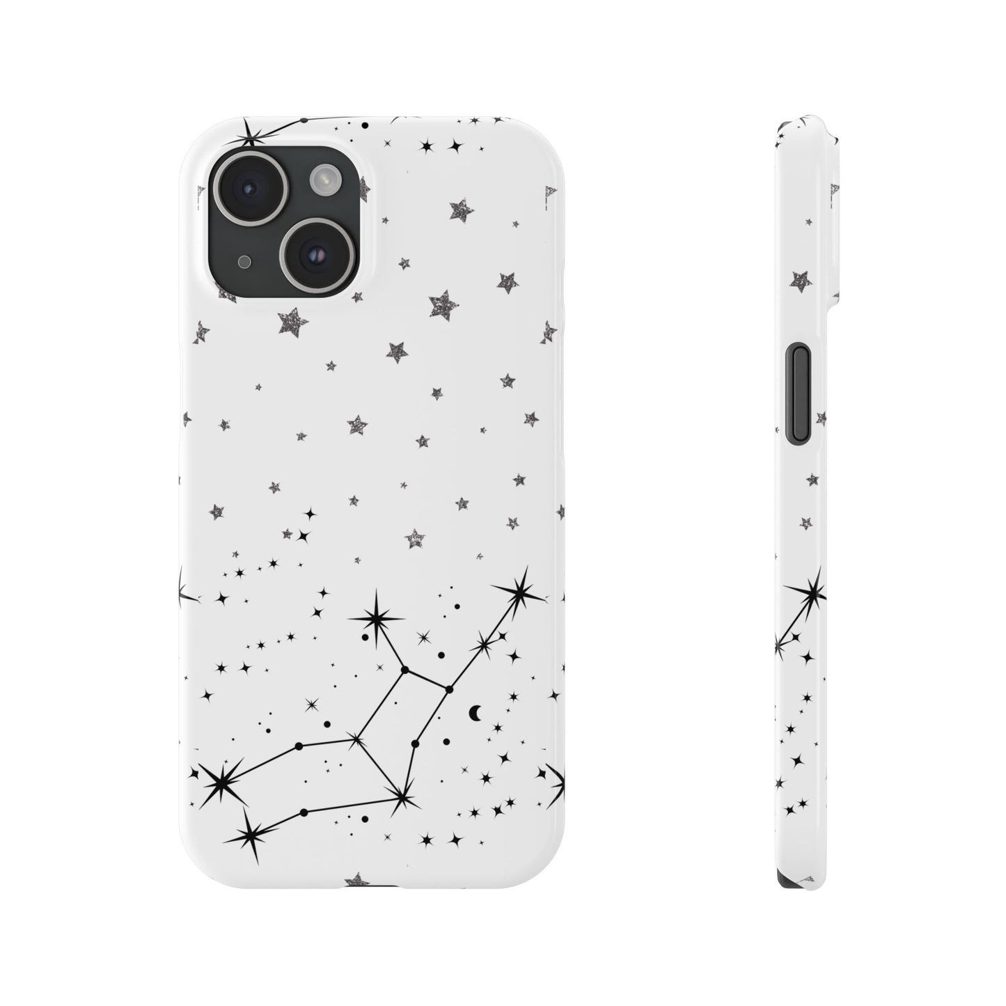 Gemini Zodiac Slim Phone Case, Astrology Gift for Her, Celestial Star Sign, Birthday Gift, Compatible with iPhone 17, 16, 15, 14, 13