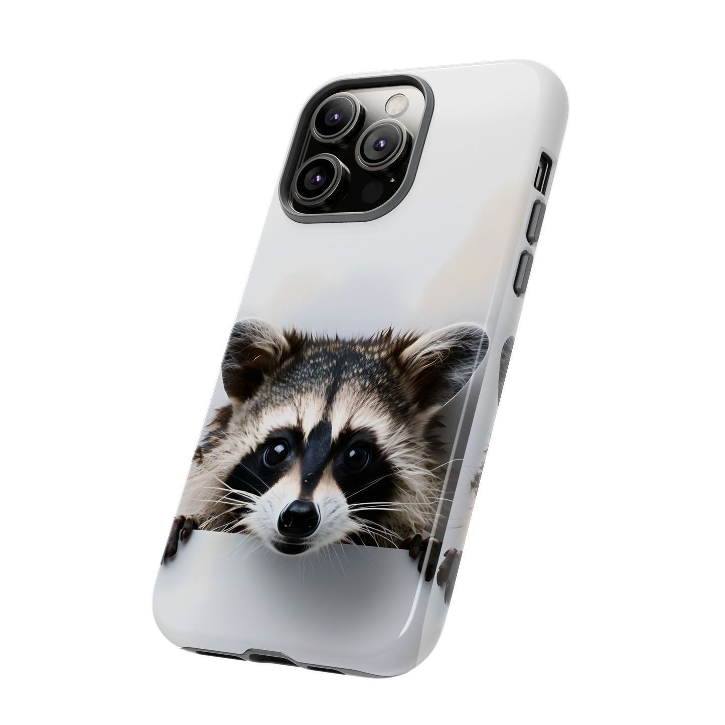 Raccoon Phone Case - Cute Animal Lover Gift, Wildlife Nature Tough Phone Case, Compatible with iPhone, Galaxy, Google Phones