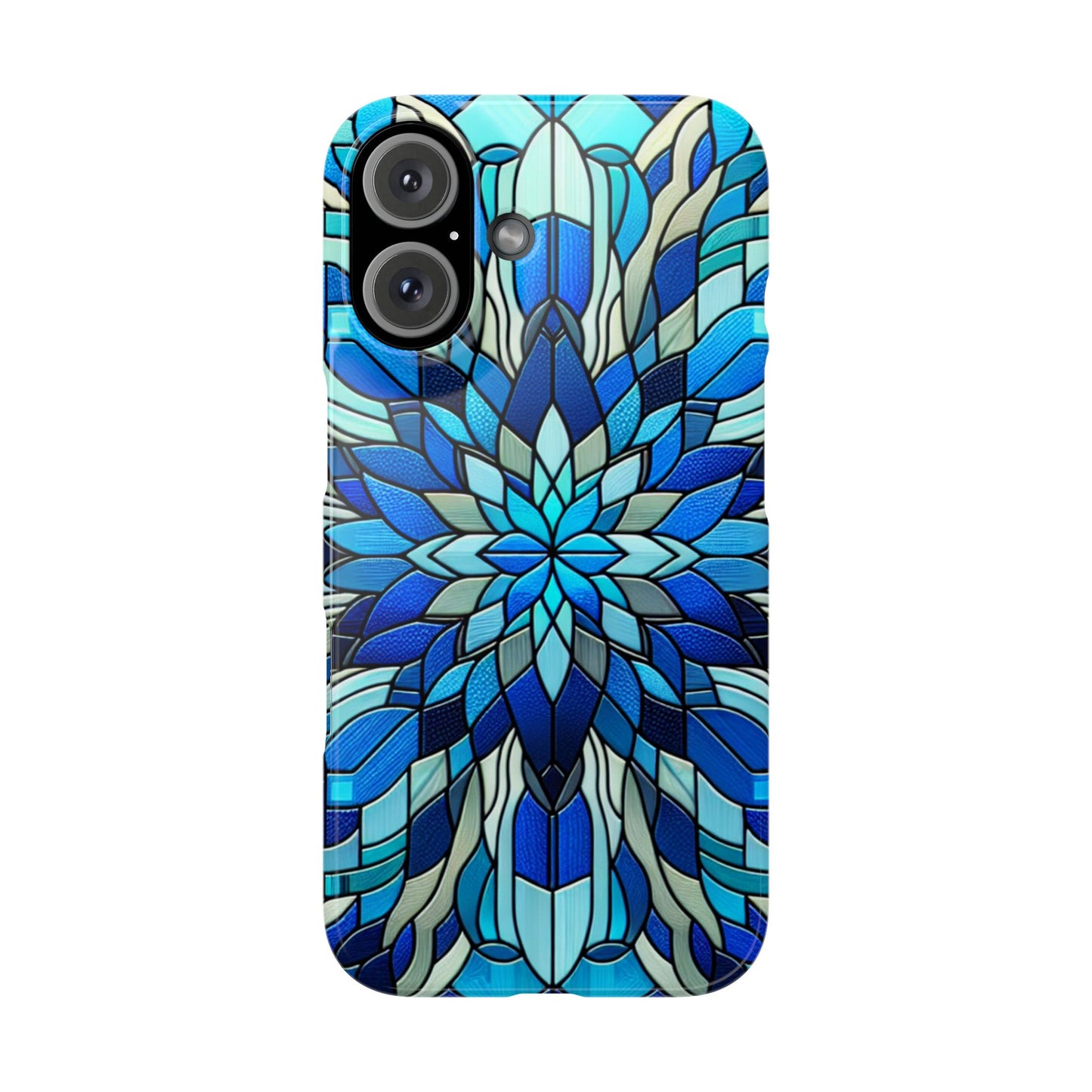 Vibrant Stained Glass Phone Cases - Artistic Cell Phone Cover, Unique Gift for Her, Phone Accessories, Holiday Present, Modern Decor