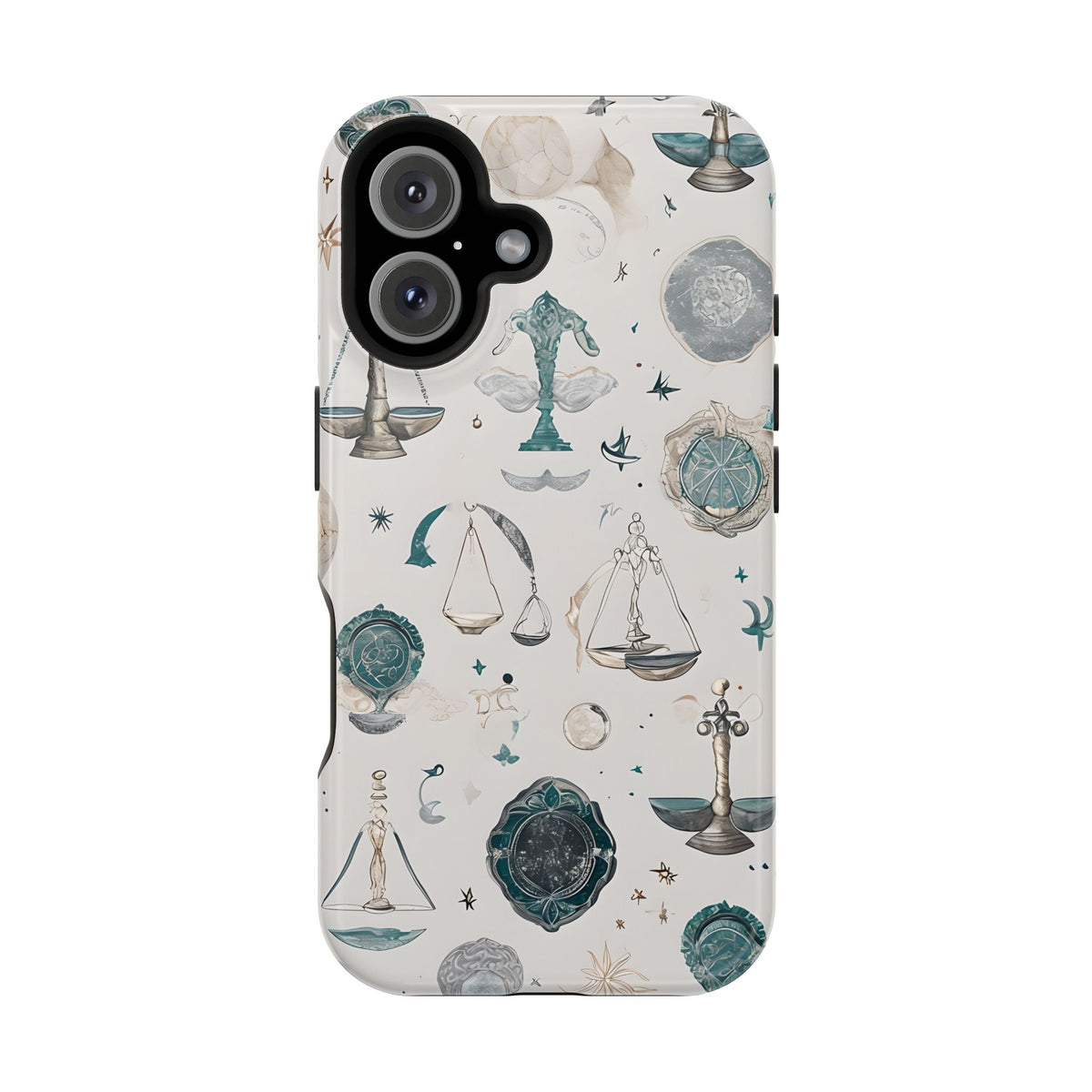 Libra Zodiac Magnetic Phone Case Astrology Gift for Her, Celestial Star Sign Cover, Birthday Gift, Compatible with iPhone 17, 16, 15, 14, 13