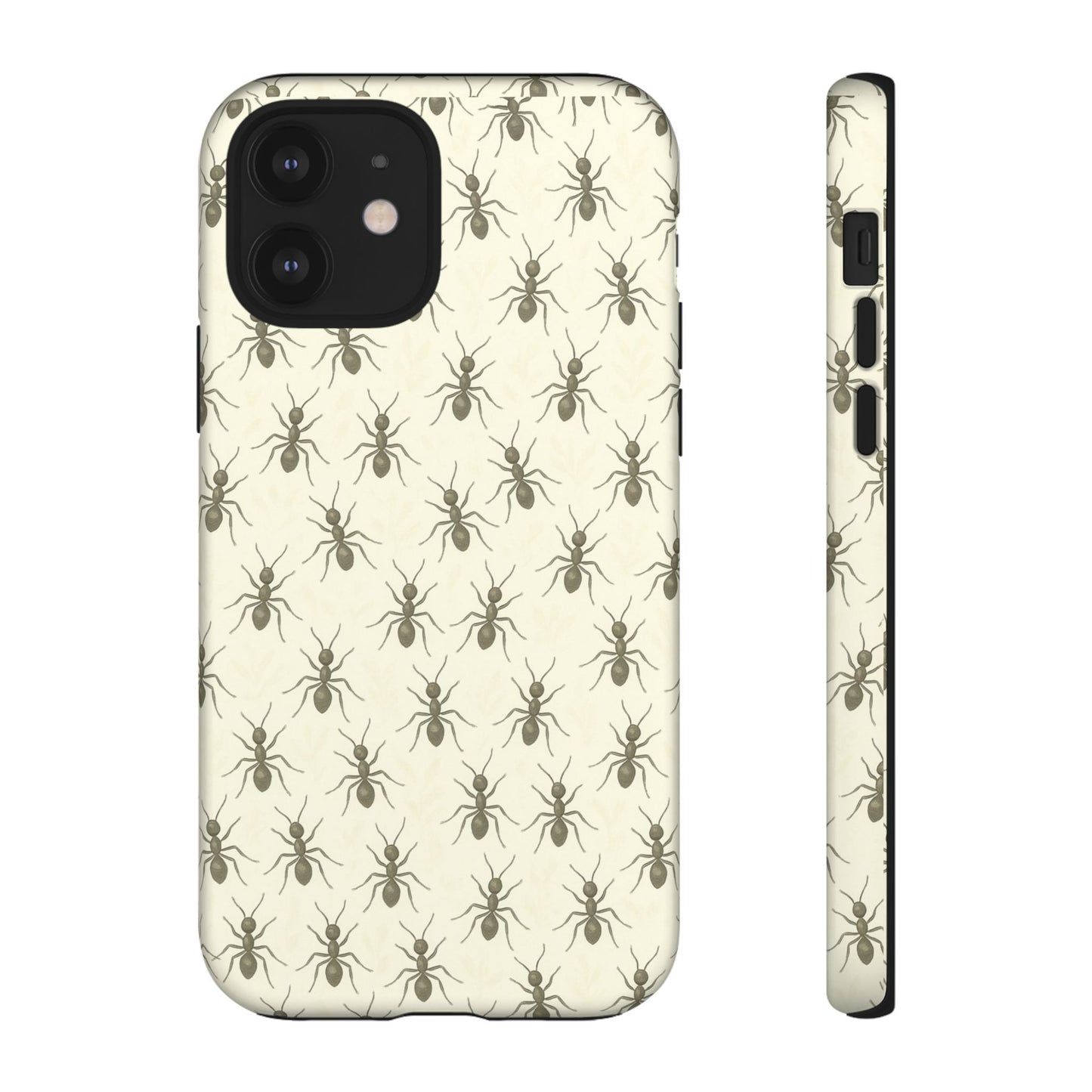 Marching Ant Pattern Tough Phone Case - Realistic Insect Art, Minimalist Nature Aesthetic, Compatible with iPhone, Galaxy, and Google Phones