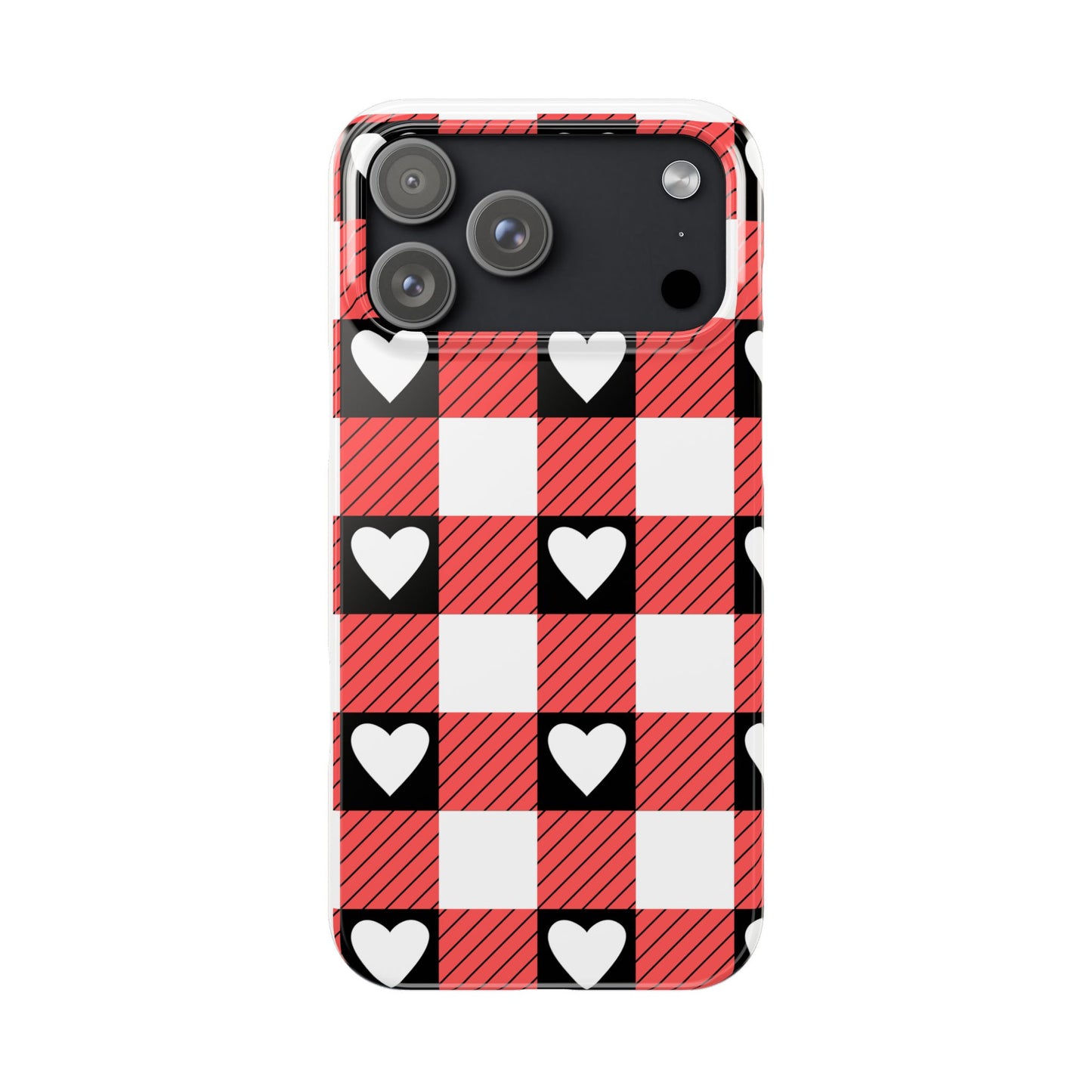 Alice in Wonderland Slim Phone Case, Queen of Hearts Phone Cover, Compatible with iPhone 17, 16, 15, 14, 13