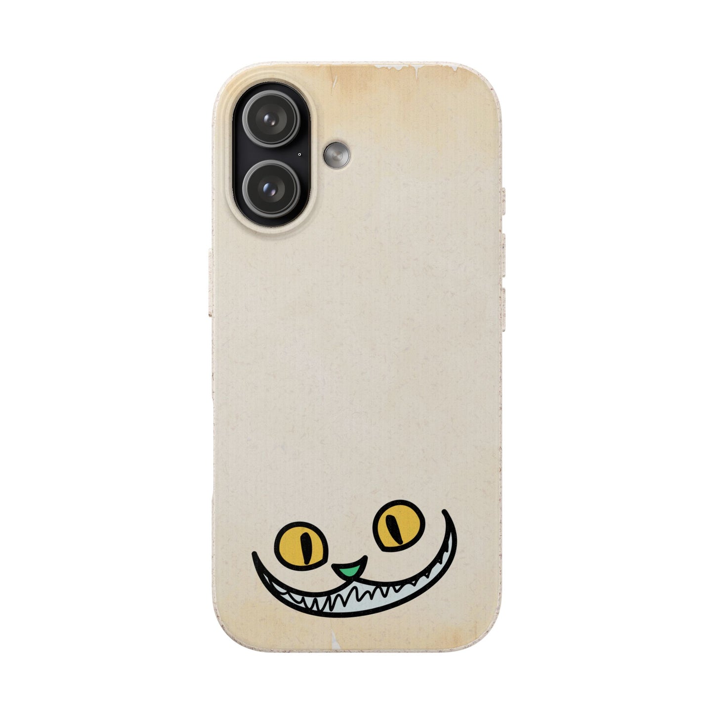 Alice in Wonderland Biodegradable Phone Case, Cheshire Cat Phone Cover Compatible with iPhone, Galaxy