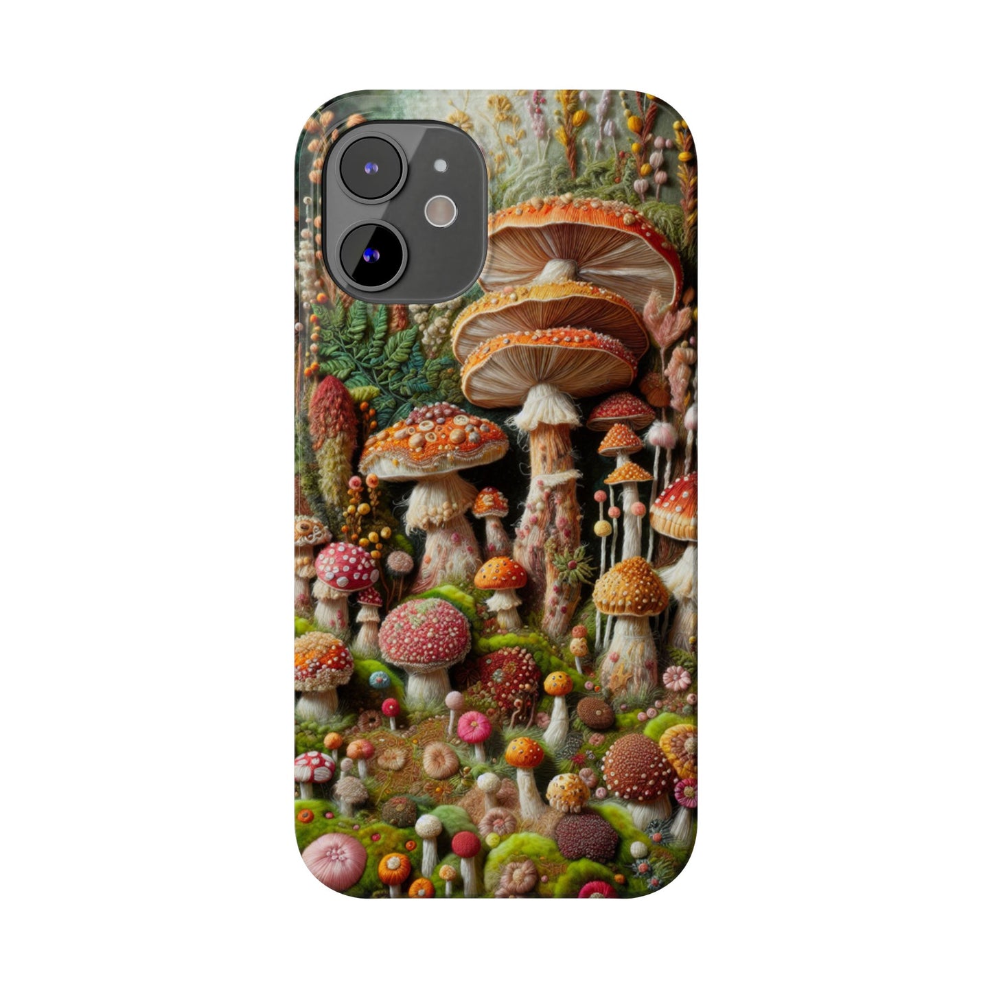 Whimsical Mushroom Slim Phone Cases - Fun, Nature-Inspired, Unique Accessories for Adorable Gift Ideas, Cute Phone Protection, [...]