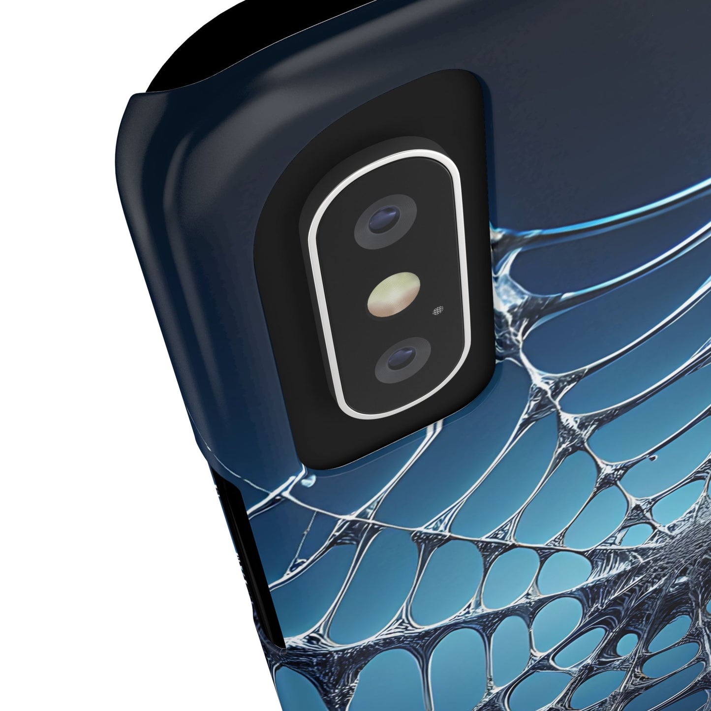 Spider Web Slim Phone Case - Artistic Design for Halloween, Unique Gift, Phone Accessories, Trendy Tech Style, Eco-Friendly Case